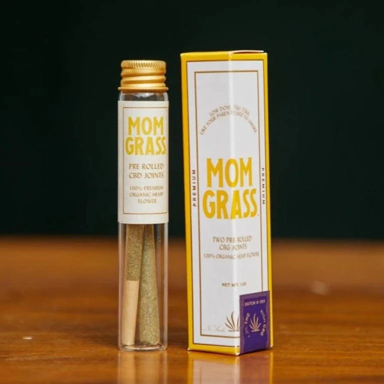 Mom Grass Pre Rolled Hemp CBG Twoobie