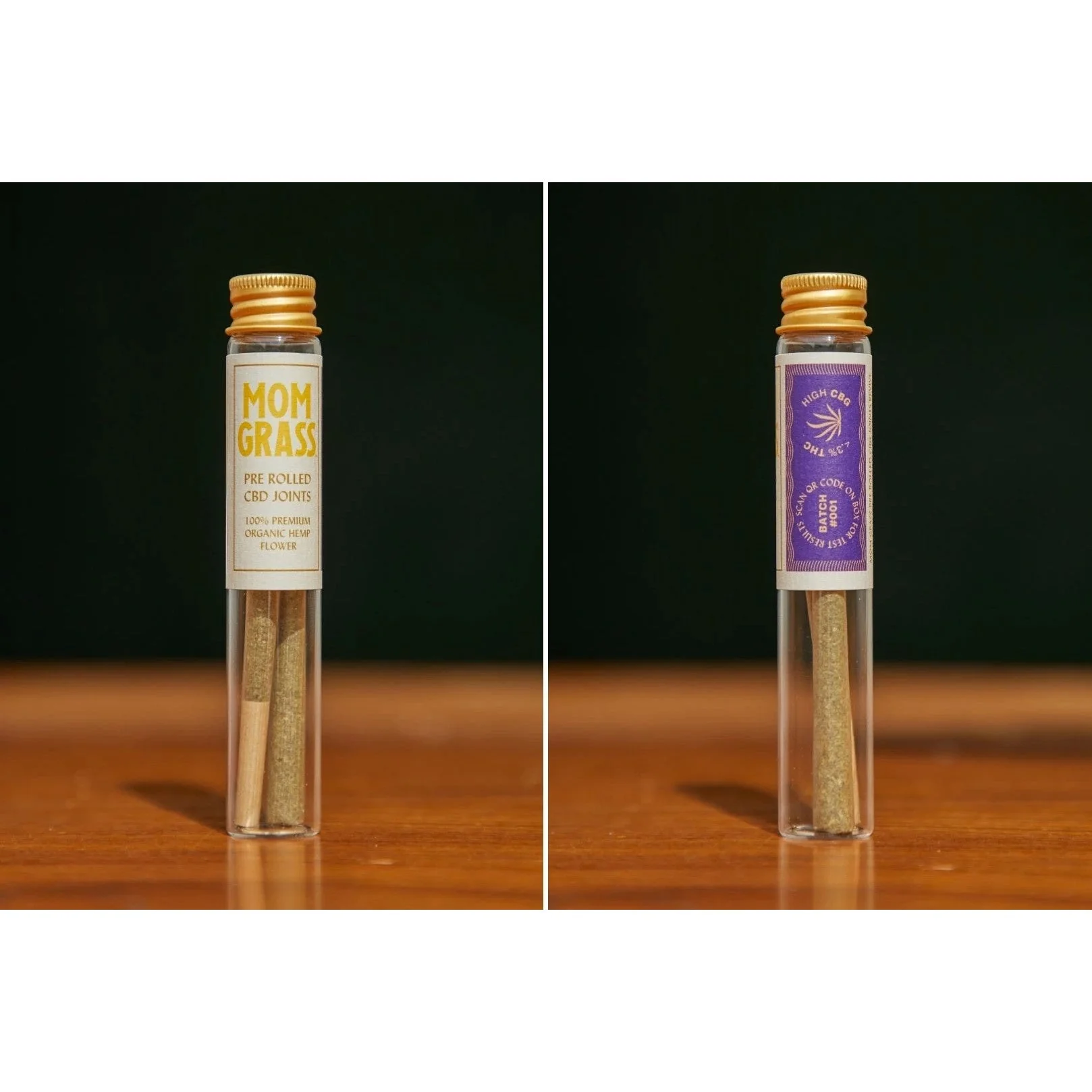 Mom Grass Pre Rolled Hemp CBG Twoobie - Image 2