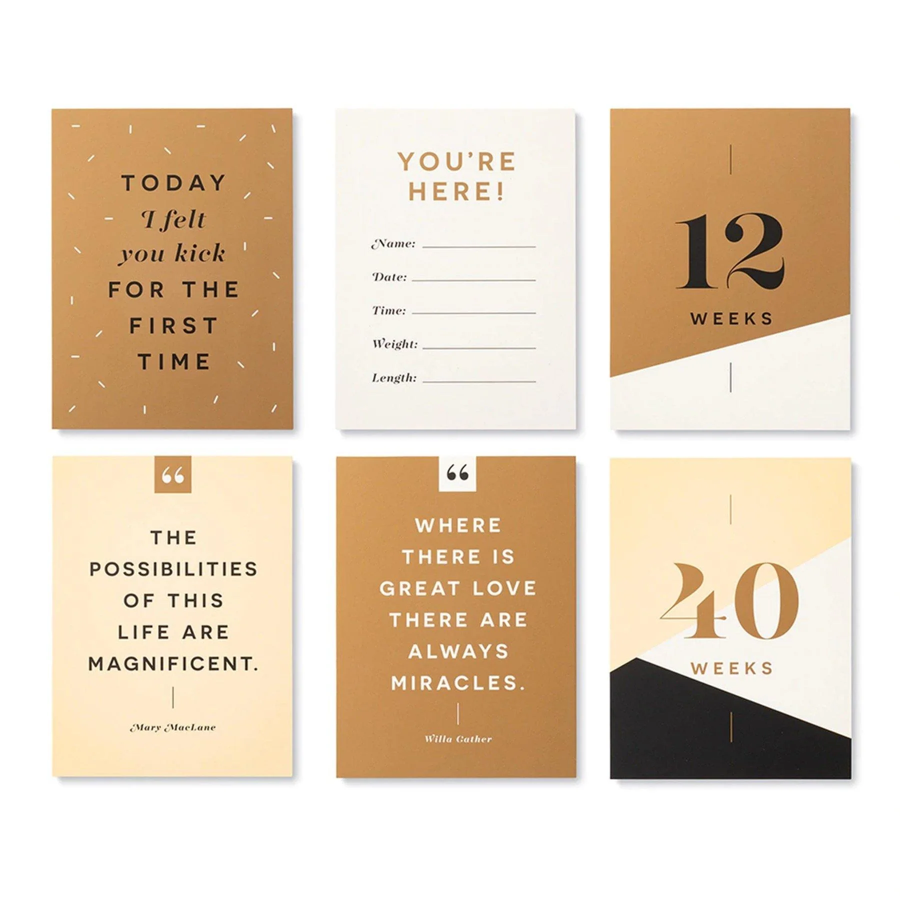 Moments of Joy: Pregnancy Milestone Cards - Image 3