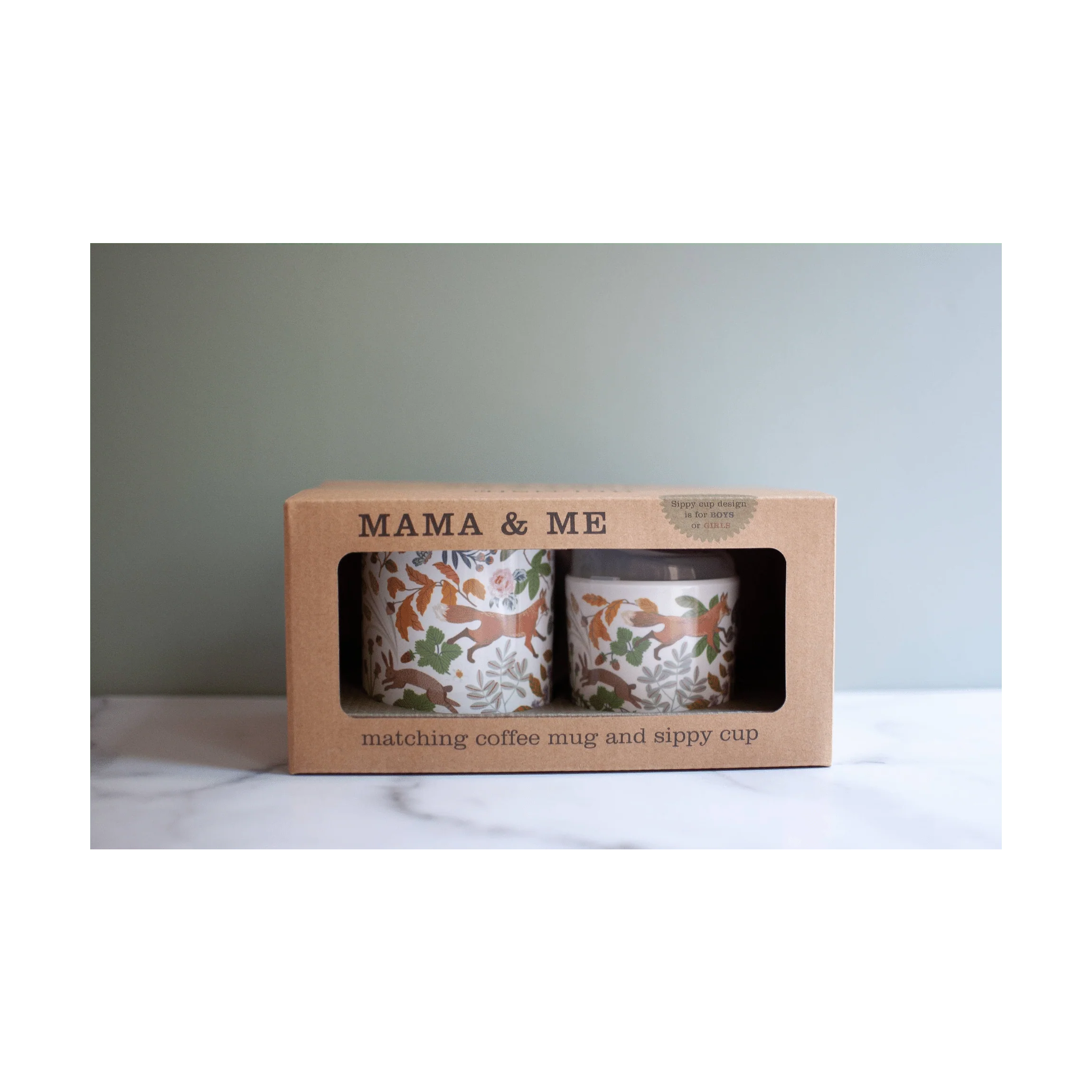 Woodland Mama and Me Cup Set