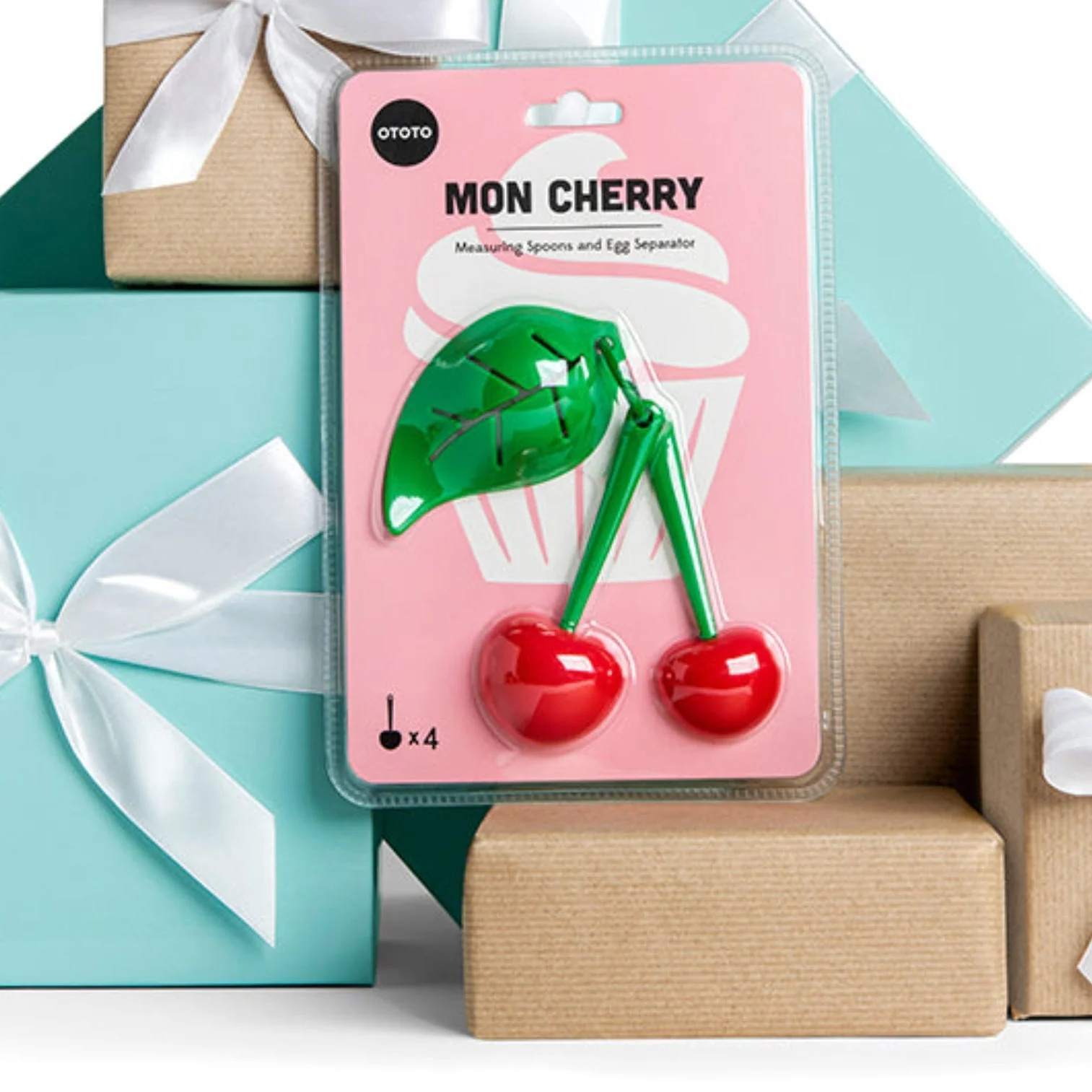 Mon Cherry Measuring Spoon/Egg Separator Set - Image 3