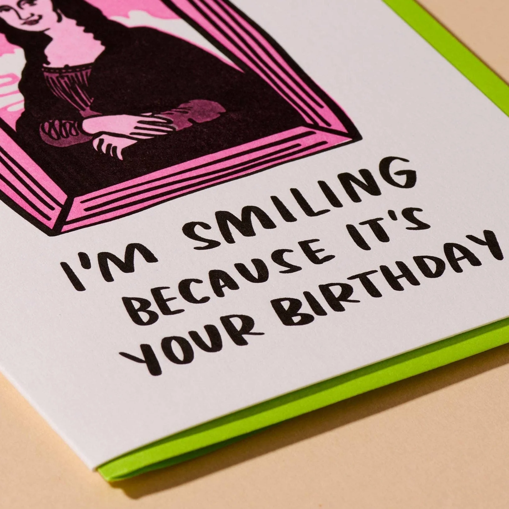 Mona Lisa Birthday Card - Image 3