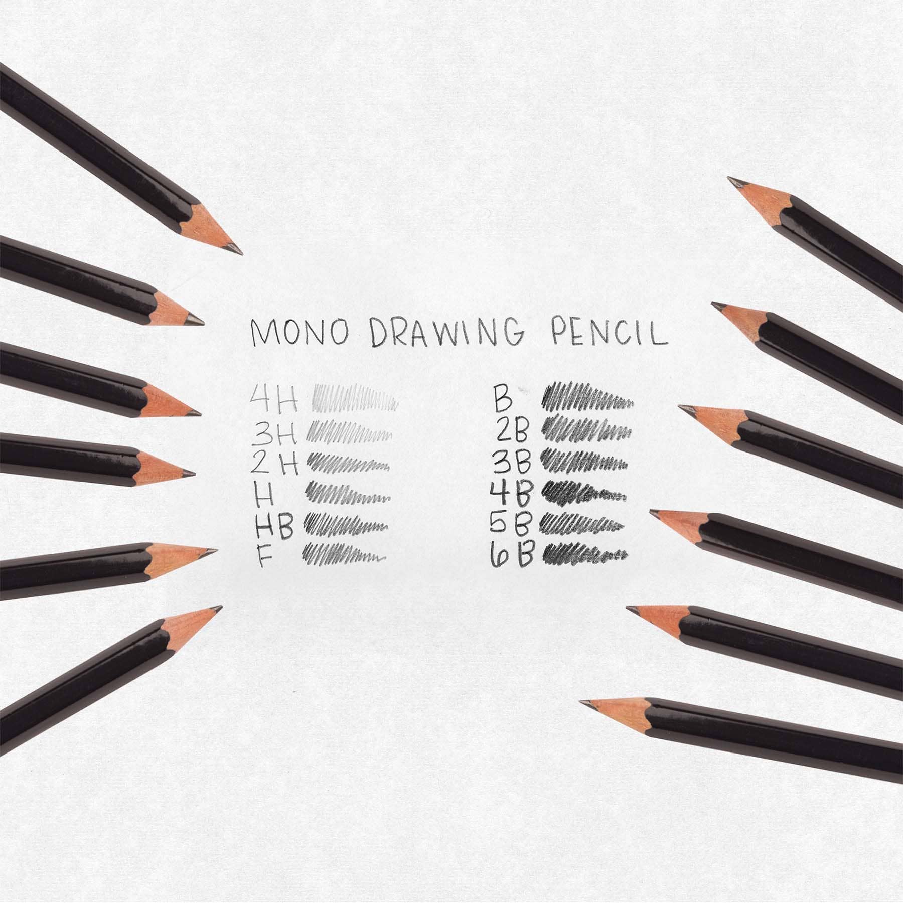 MONO Drawing Pencil Set  12-Pack - Image 9