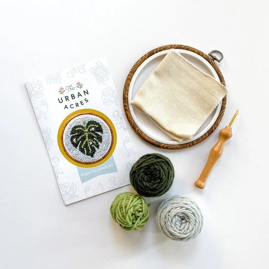 Monstera Punch Needle Kit - Image 2