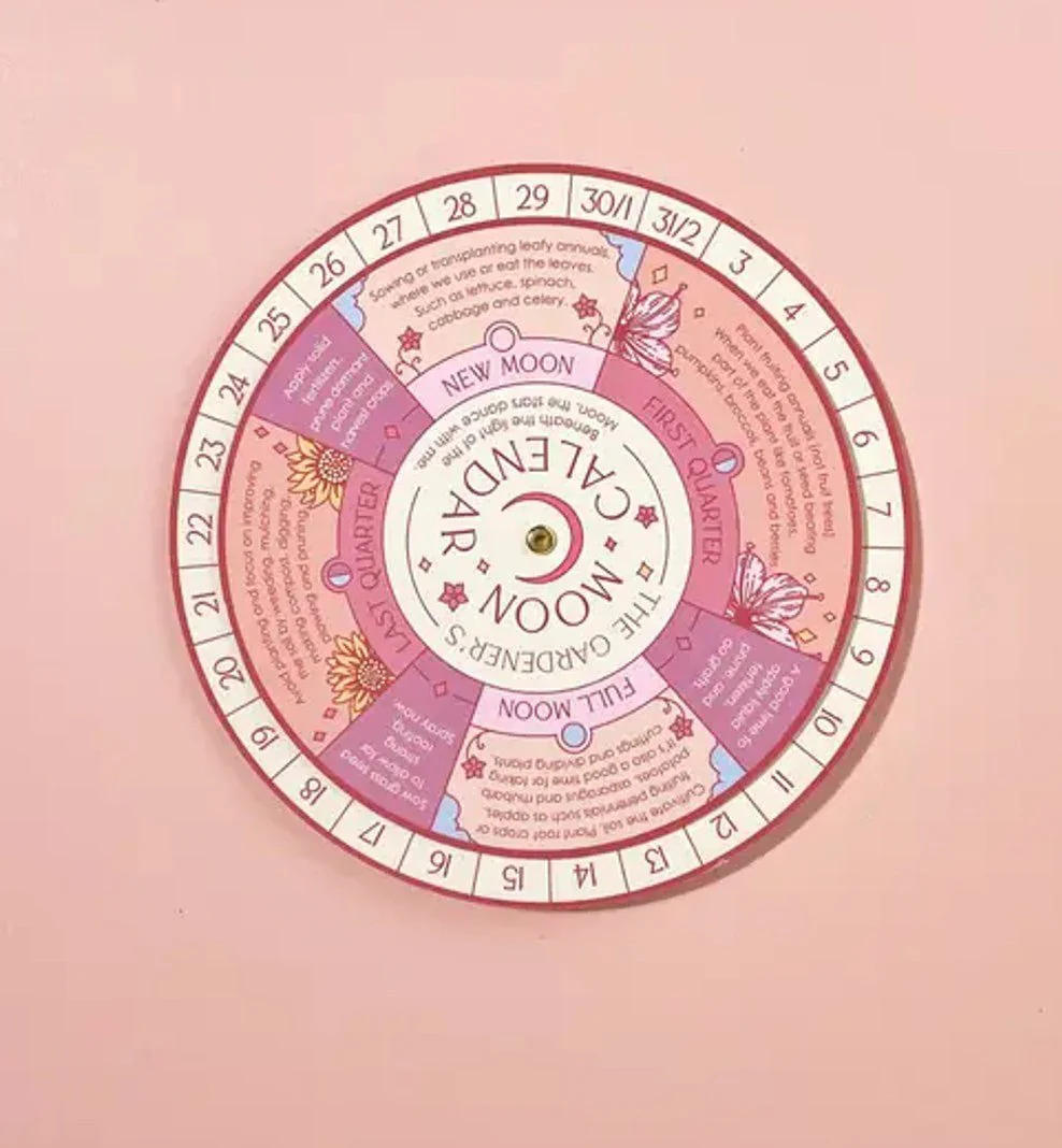Moon Phase Calendar Wheel Planting Guide - Image 2