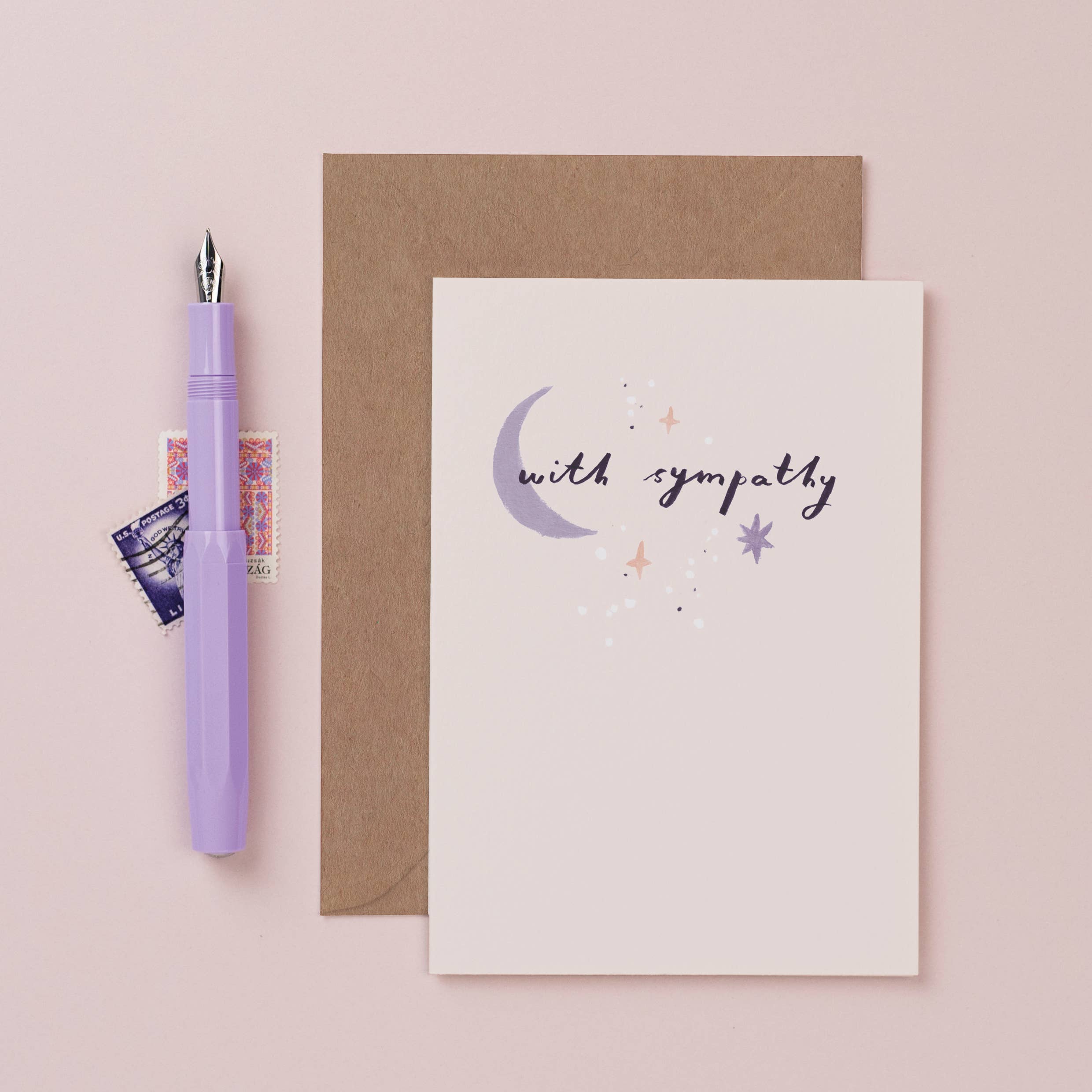 Moon Sympathy Card - Image 2