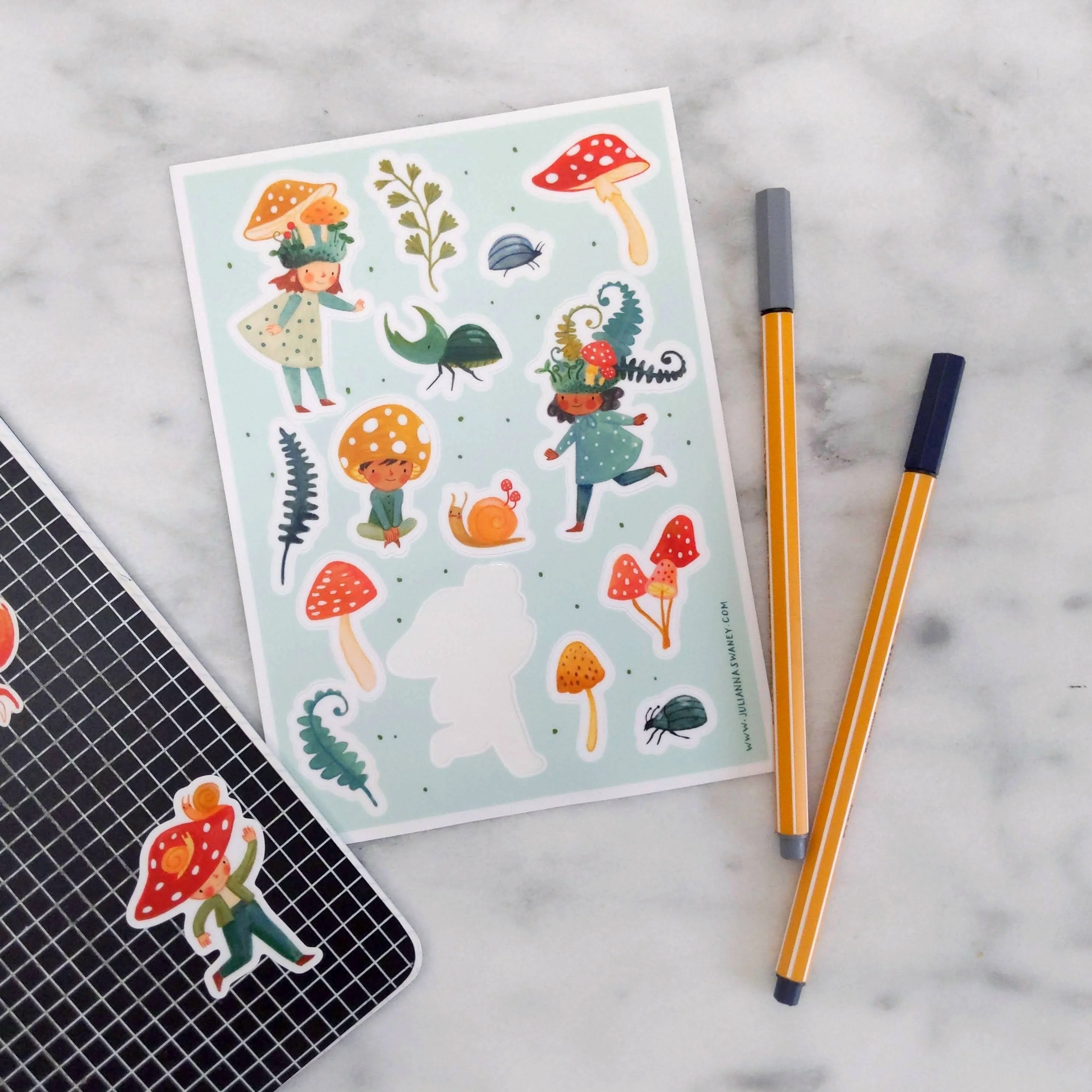 Mossy Friends Sticker Sheet - Image 2