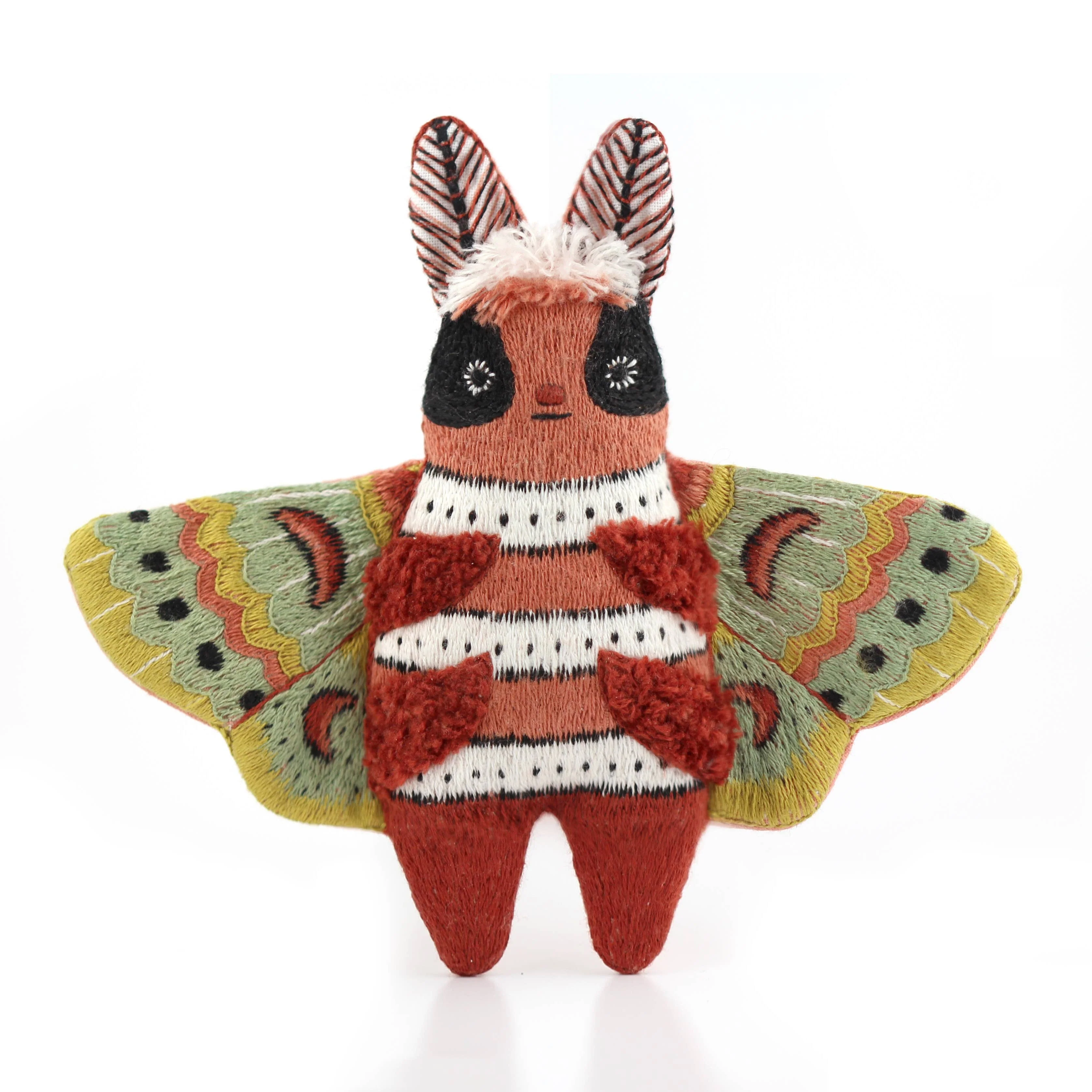 Stuffed Moth Embroidery Kit - Image 2
