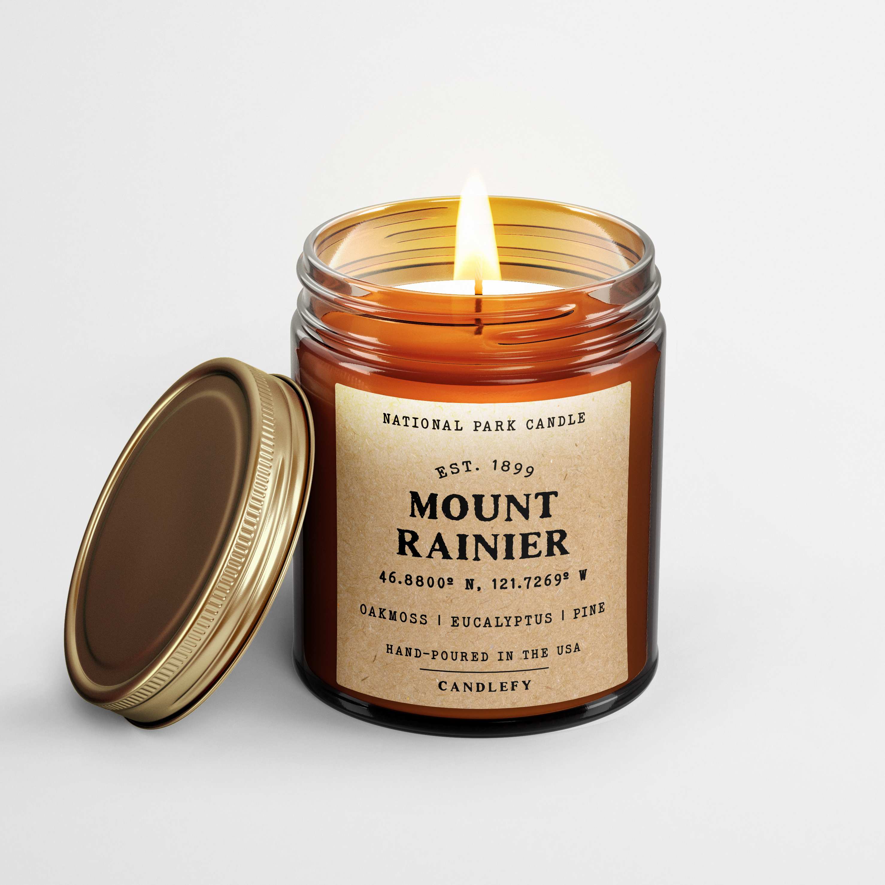 Mount Rainier National Park Candle - Image 2