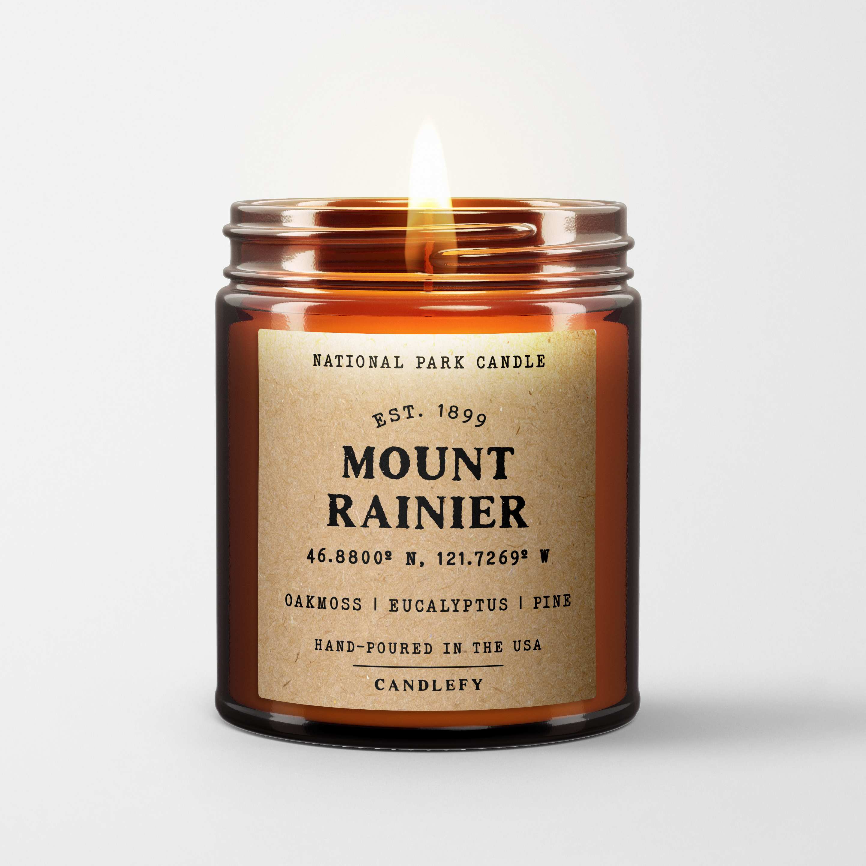 Mount Rainier National Park Candle - Image 3