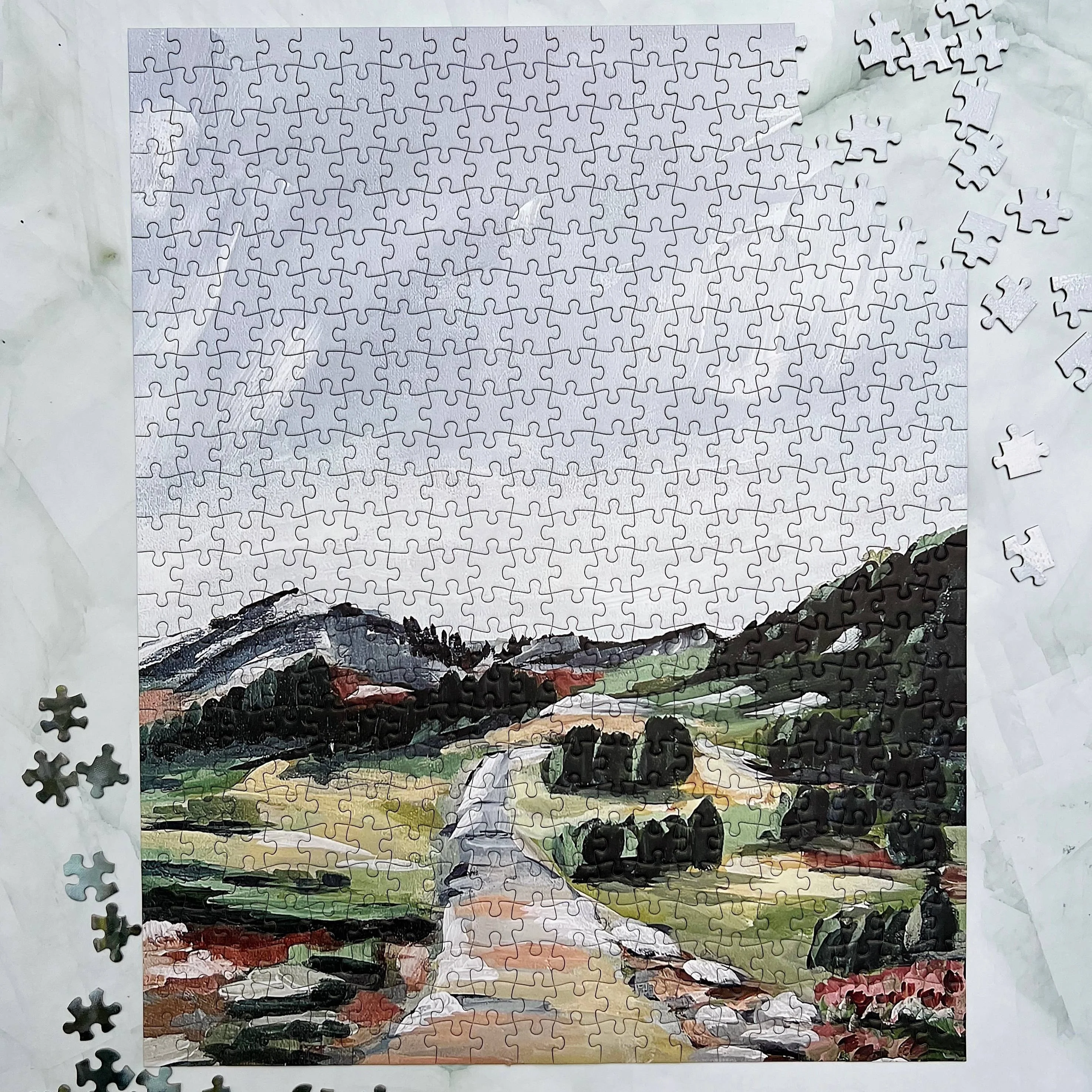 Mount Rainier Meadows Jigsaw Puzzle - Image 2