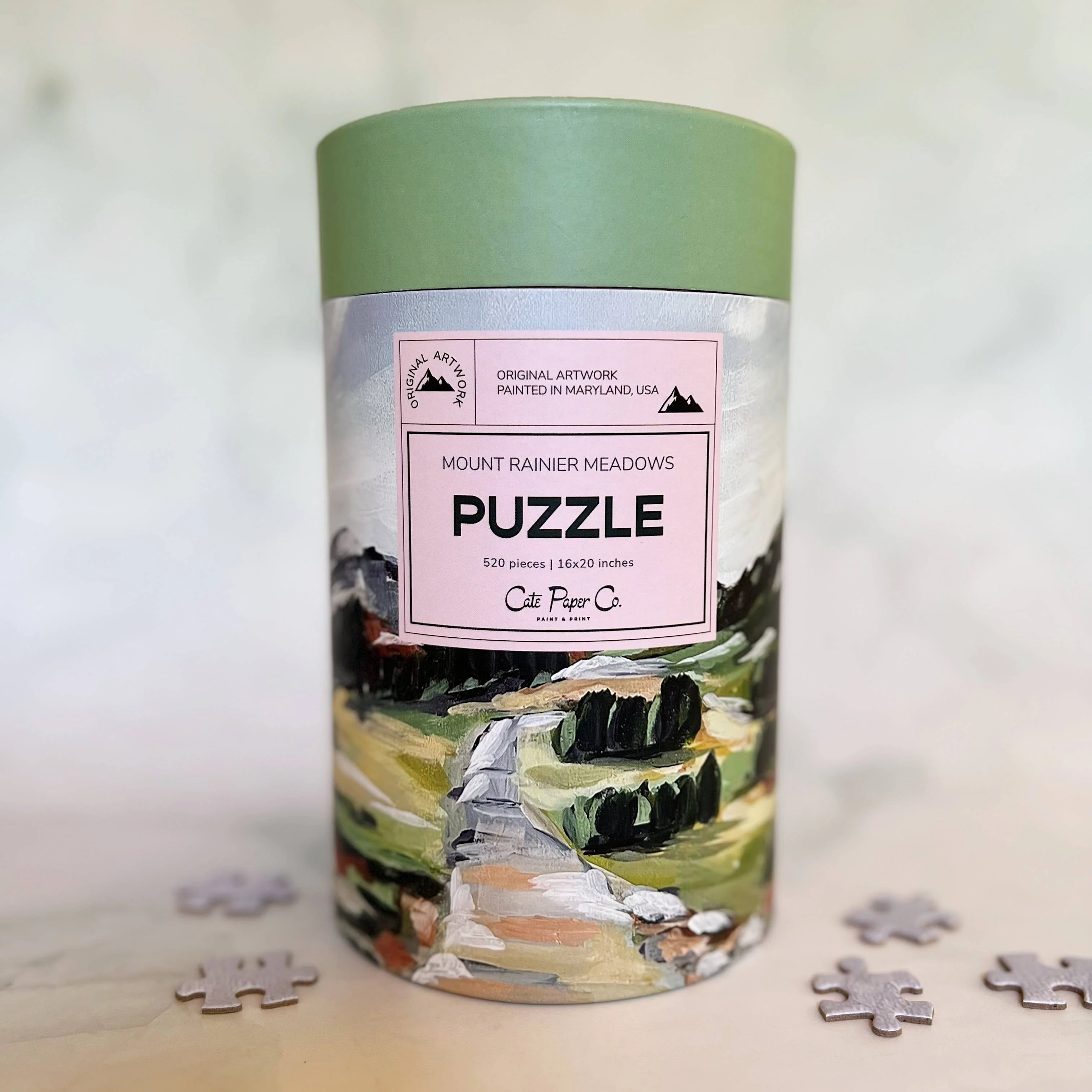 Mount Rainier Meadows Jigsaw Puzzle - Image 3