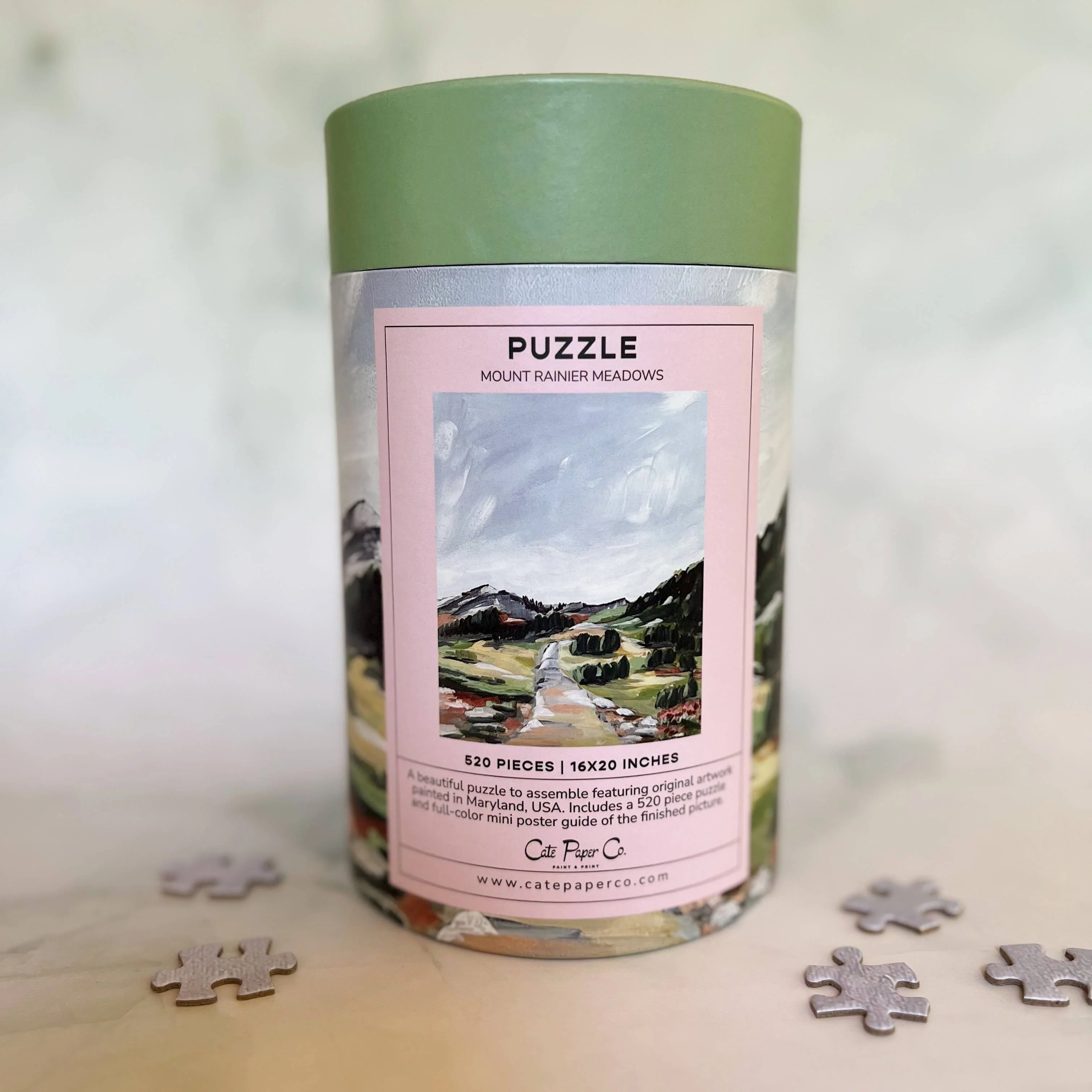 Mount Rainier Meadows Jigsaw Puzzle - Image 4