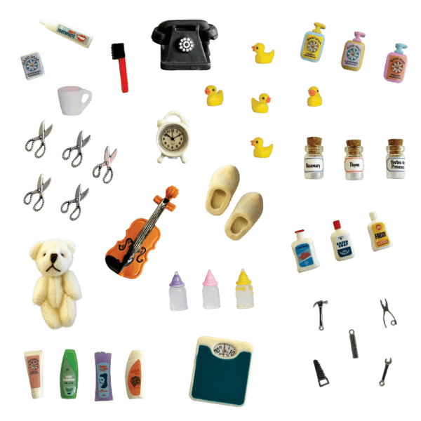 Mouse Mansion Minis Matchbox Accessories: Household Items - Image 2