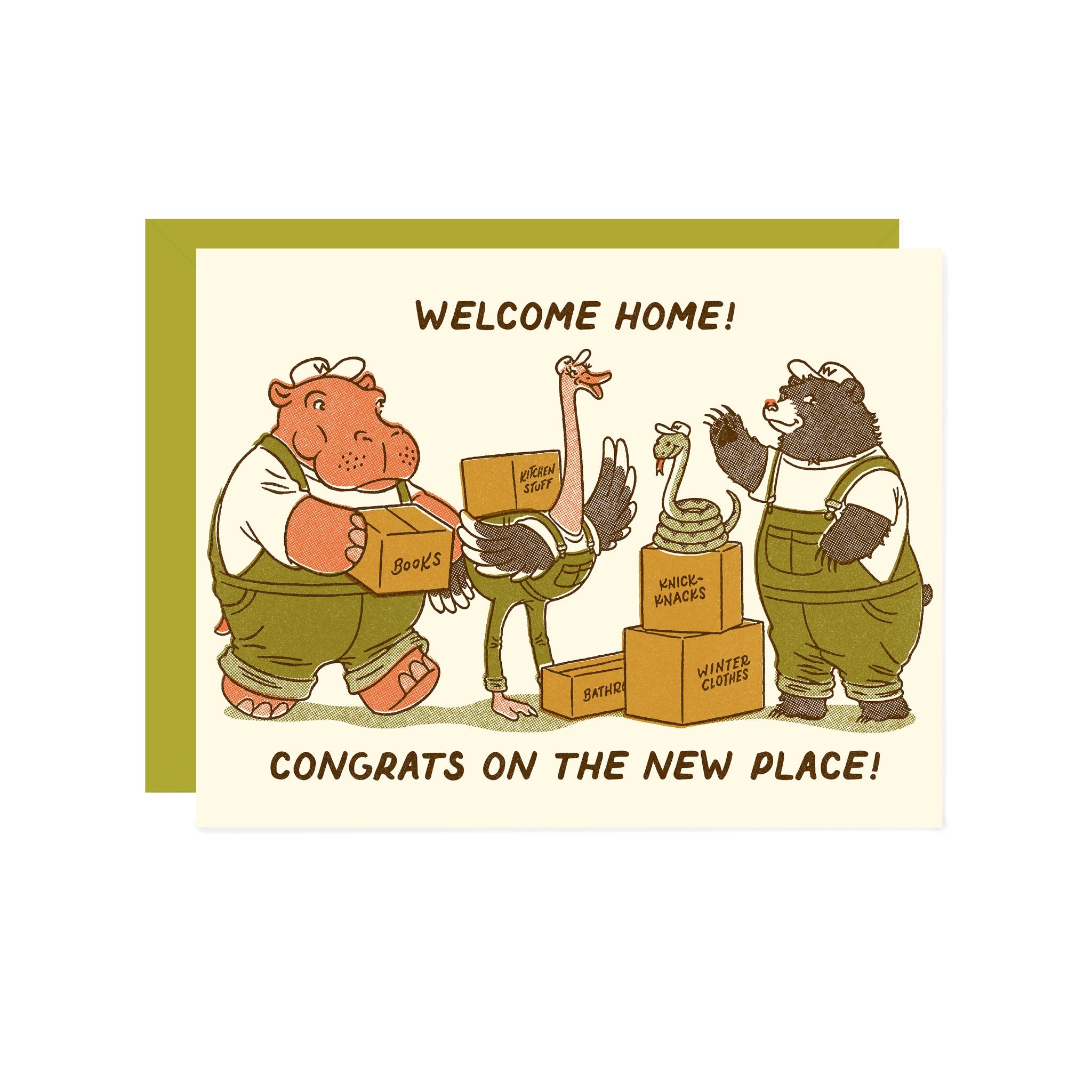 Moving Crew New Home Card