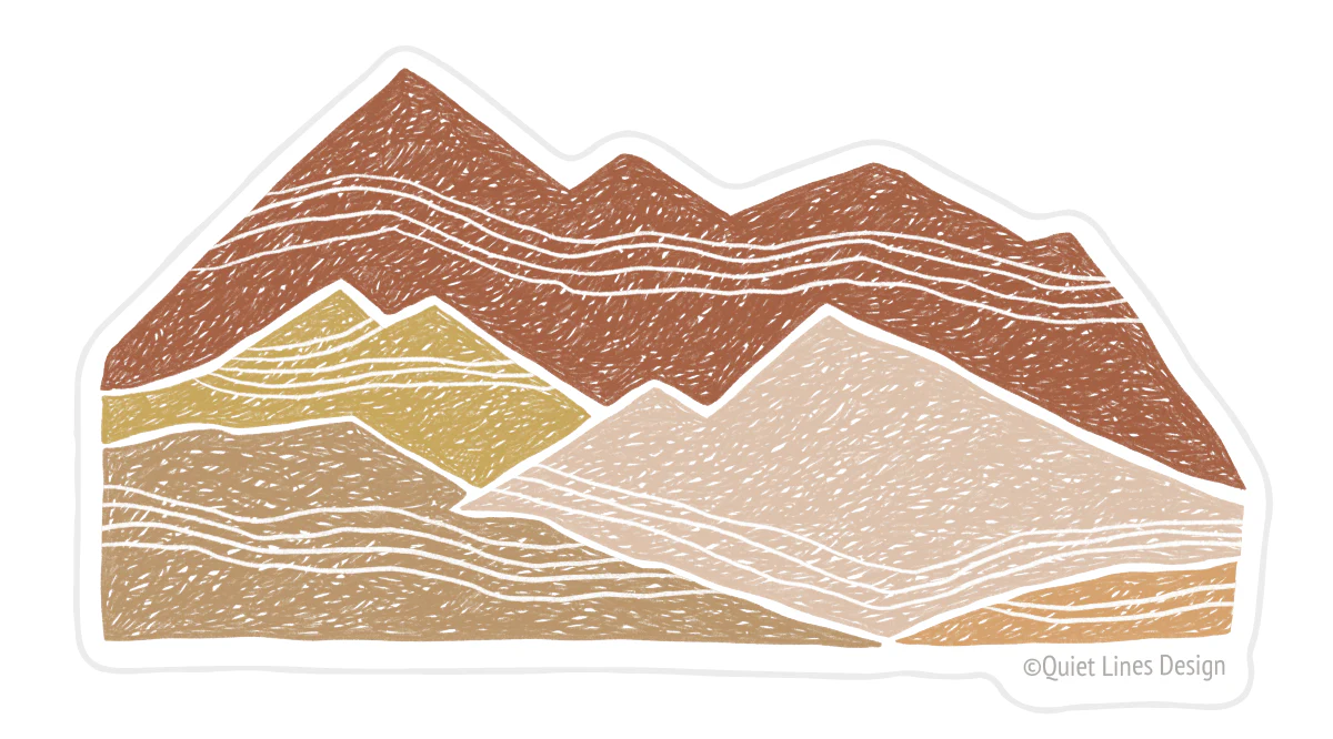 Moving Mountains Sticker