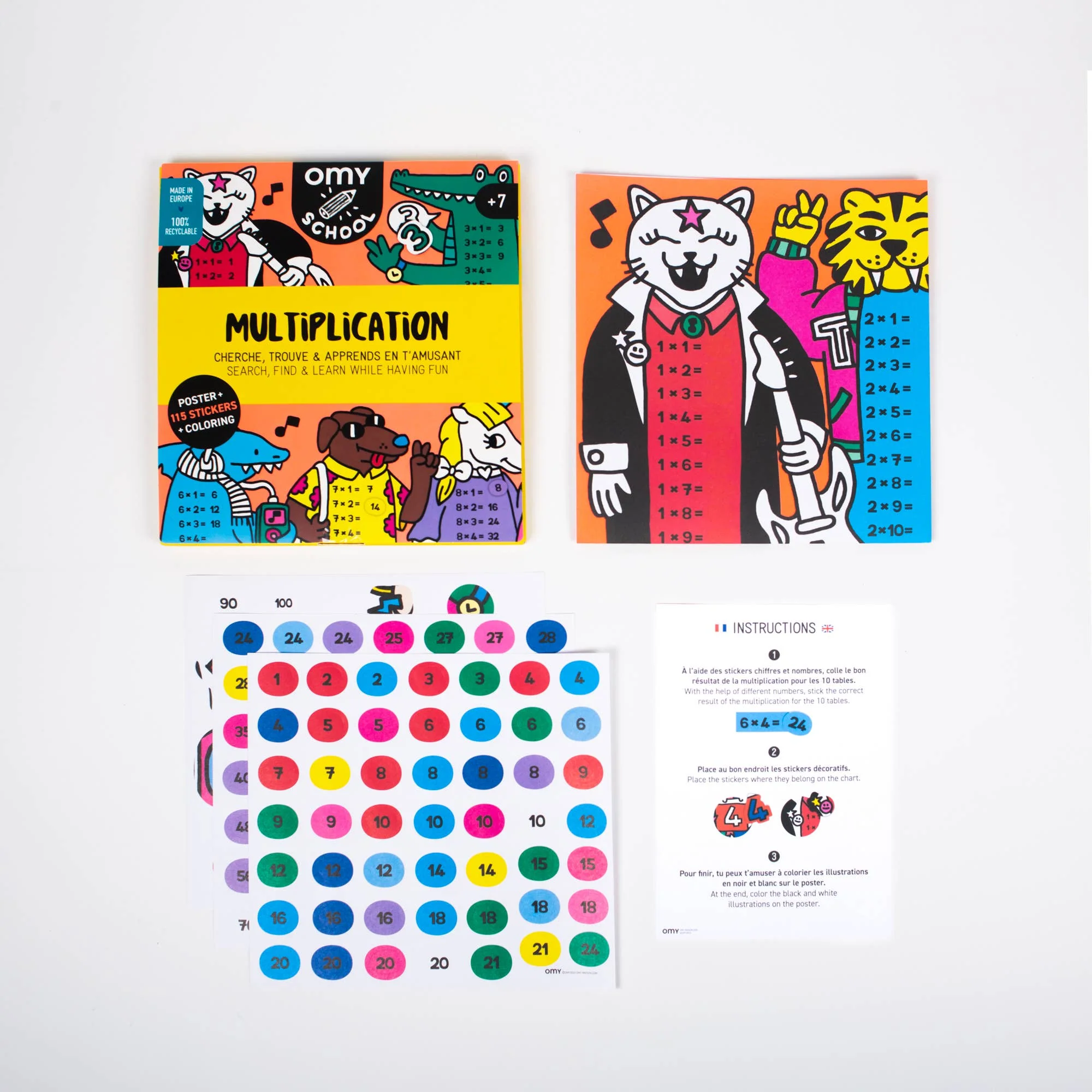 Multiplication Poster OMY School - Image 5