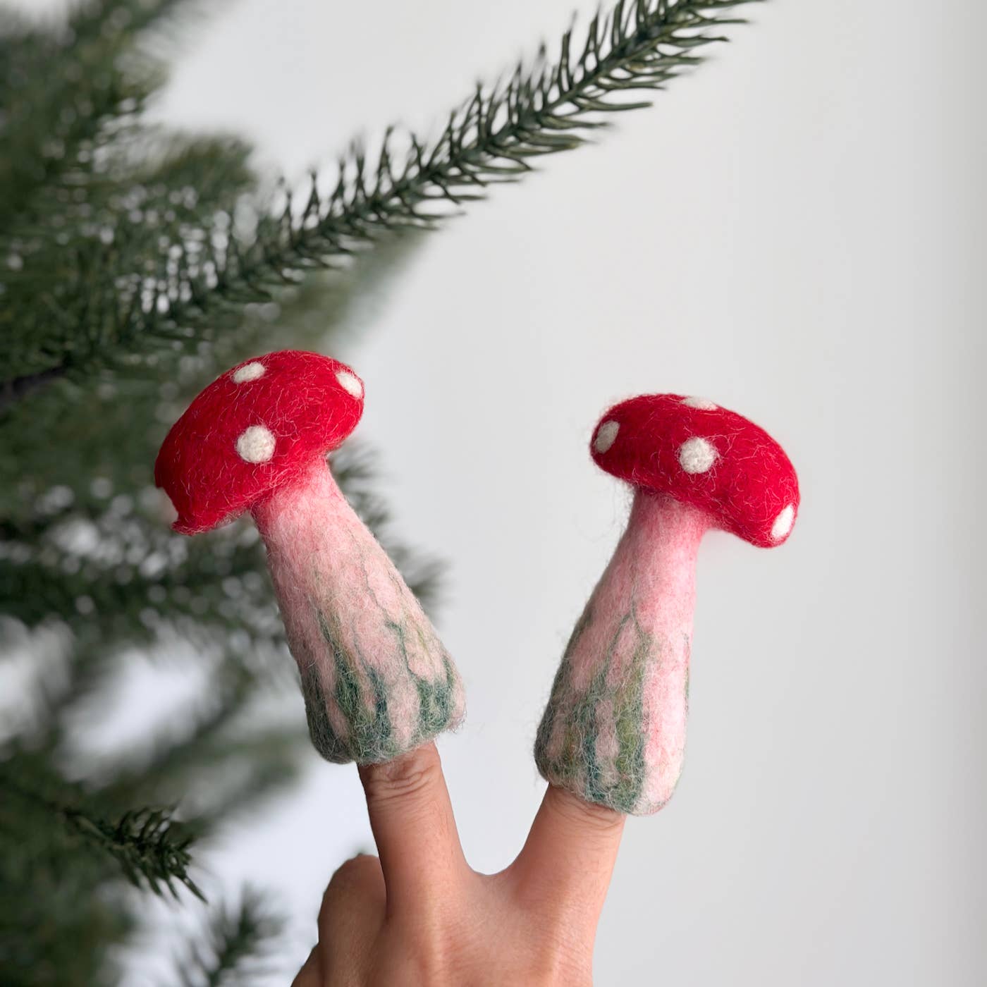 Mushroom Finger Puppet - Image 3