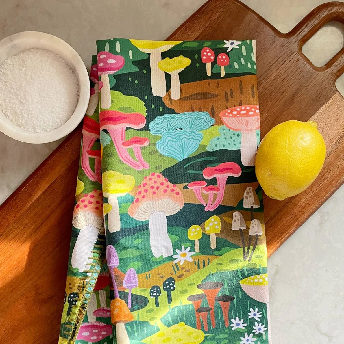 Mushroom Heaven Tea Towel - Image 3