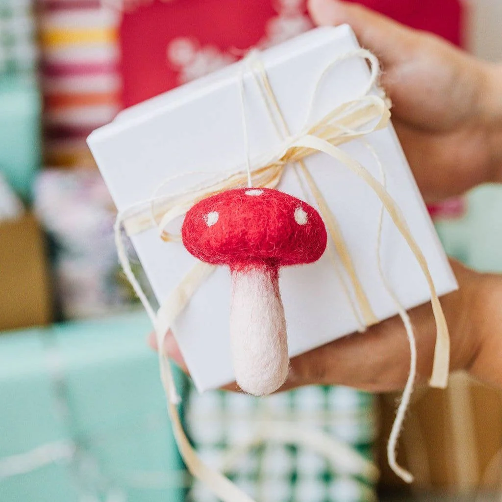 Red Mushroom Ornament - Image 4