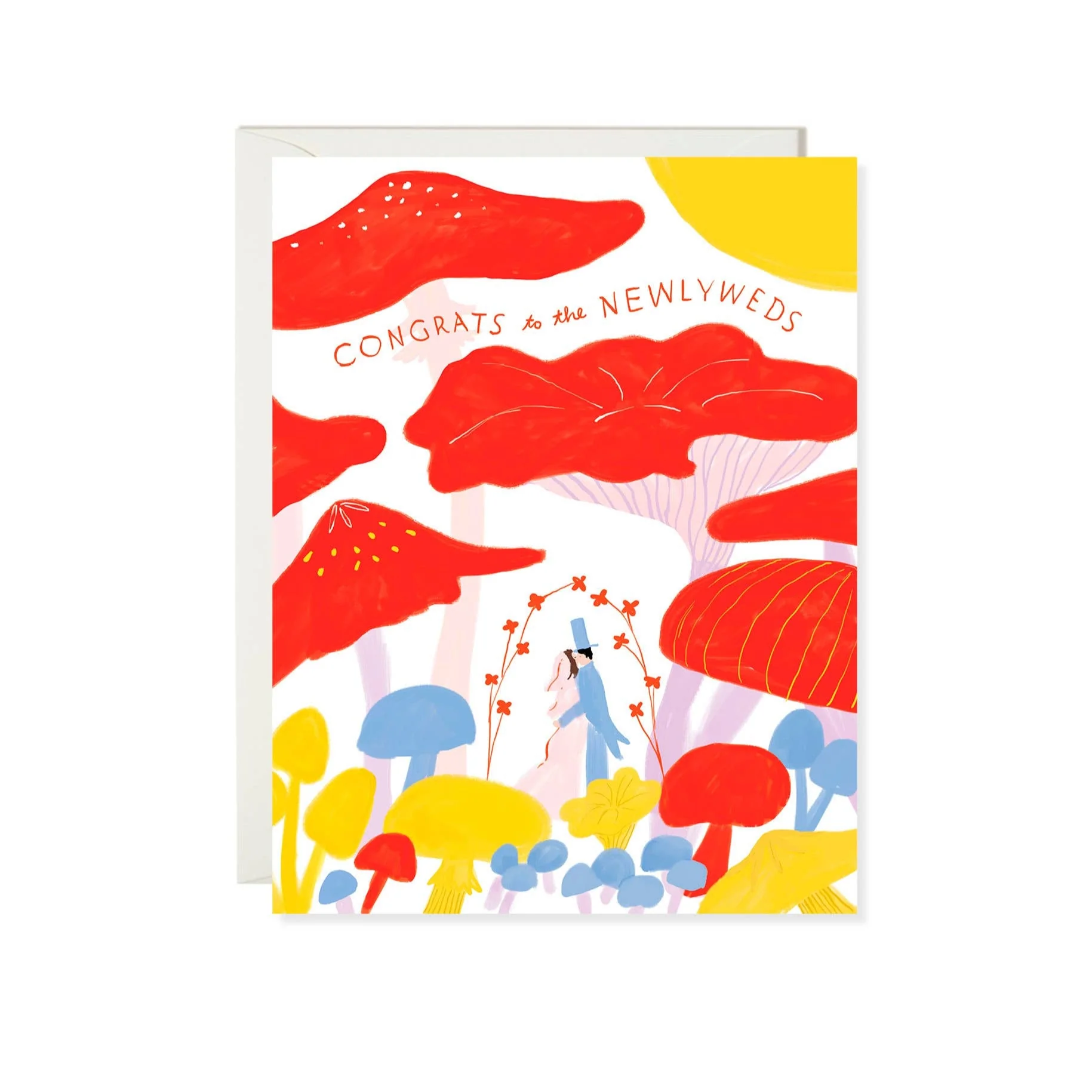 Mushroom Wedding Card