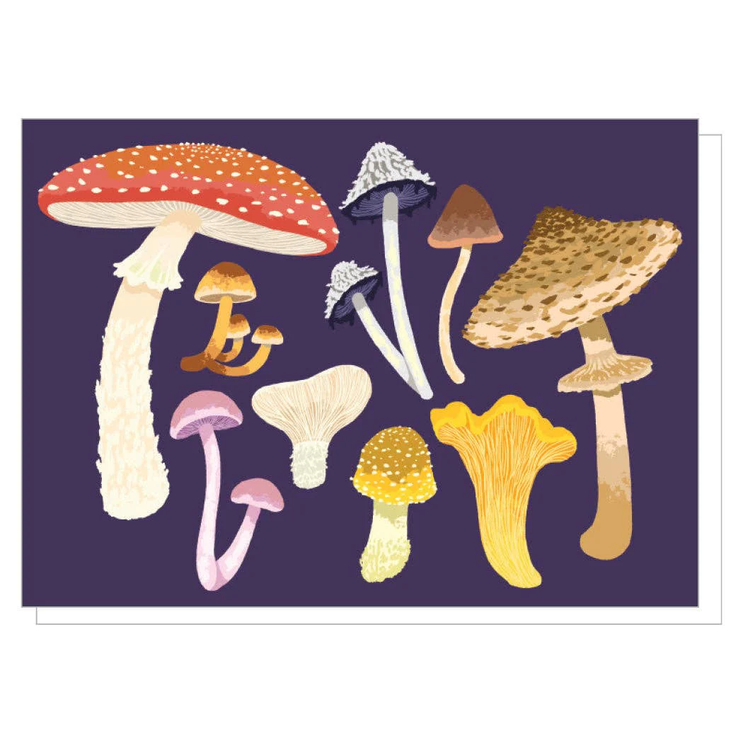Mushrooms Note Card