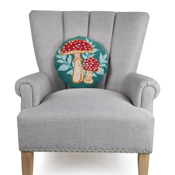 Mushrooms Round Hook Pillow - Image 2