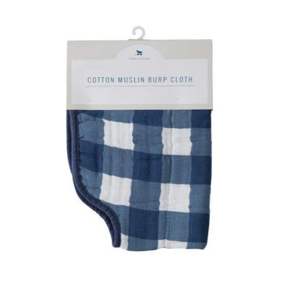 Cotton Muslin Burp Cloth: Jack Plaid - Image 3