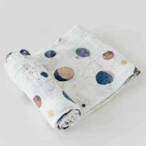 Cotton Muslin Swaddle: Planetary - Image 4