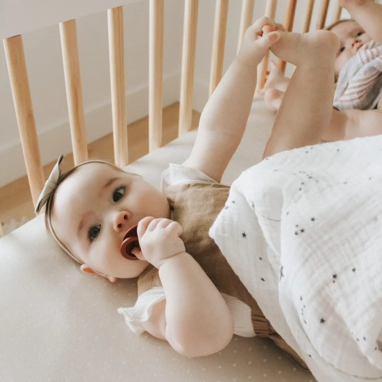 Cotton Muslin Swaddle: Shooting Stars - Image 2