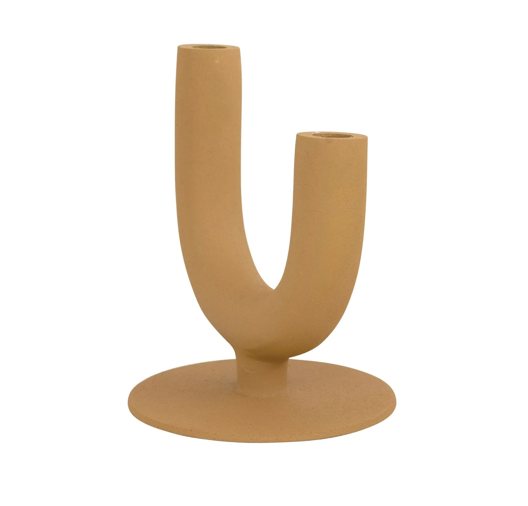 Mustard Metal Double Taper Holder - Image 3