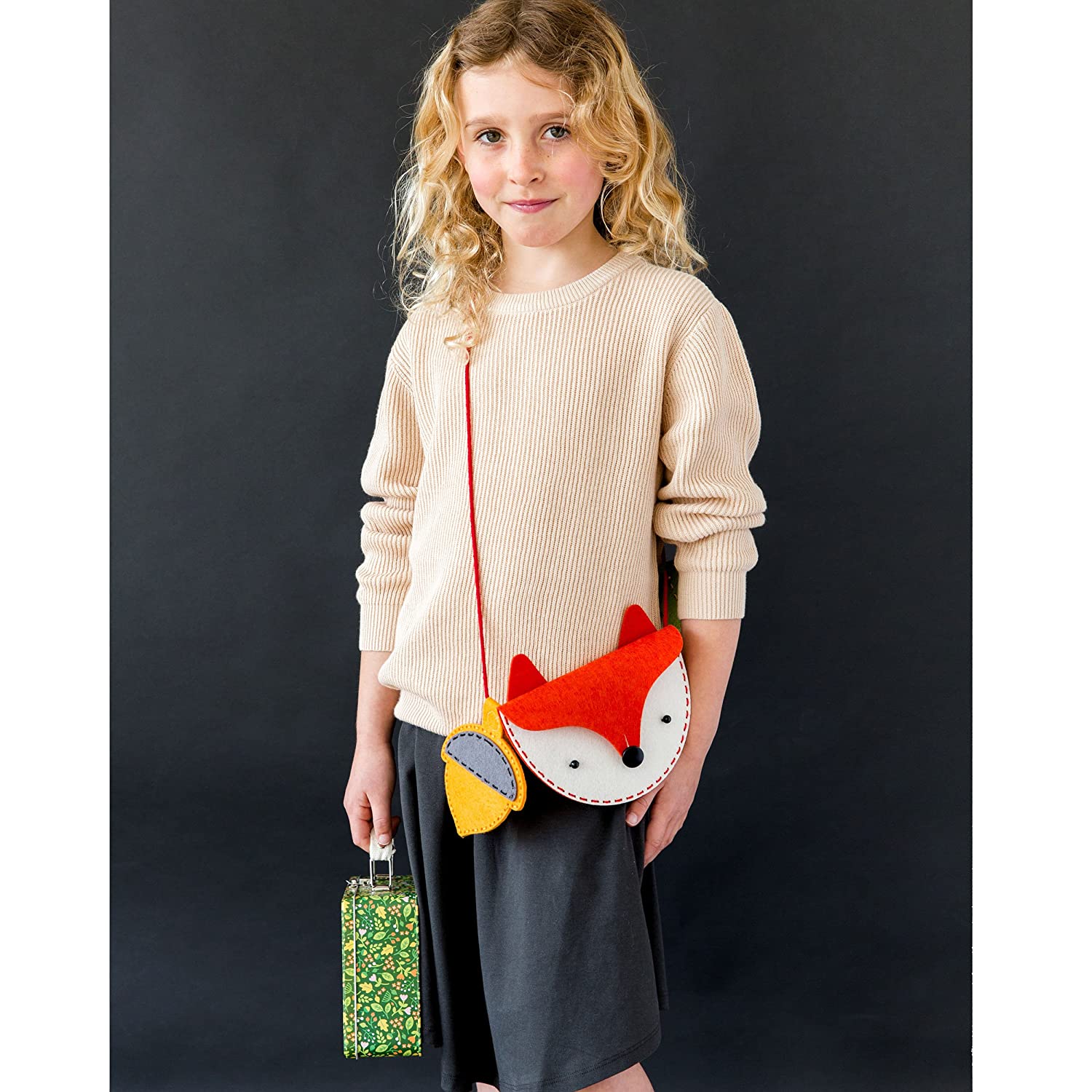 DIY Woodland Fox Felt Bag Kit - Image 2