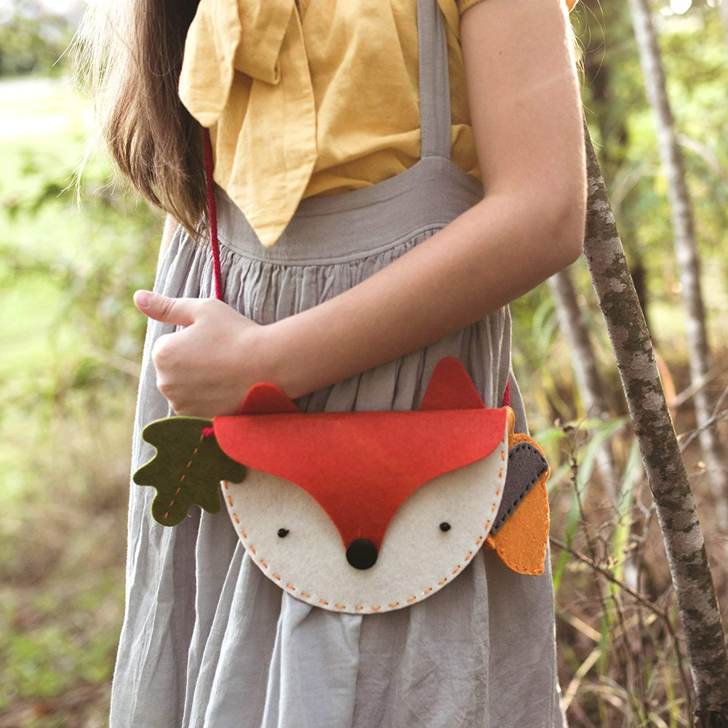 DIY Woodland Fox Felt Bag Kit - Image 3
