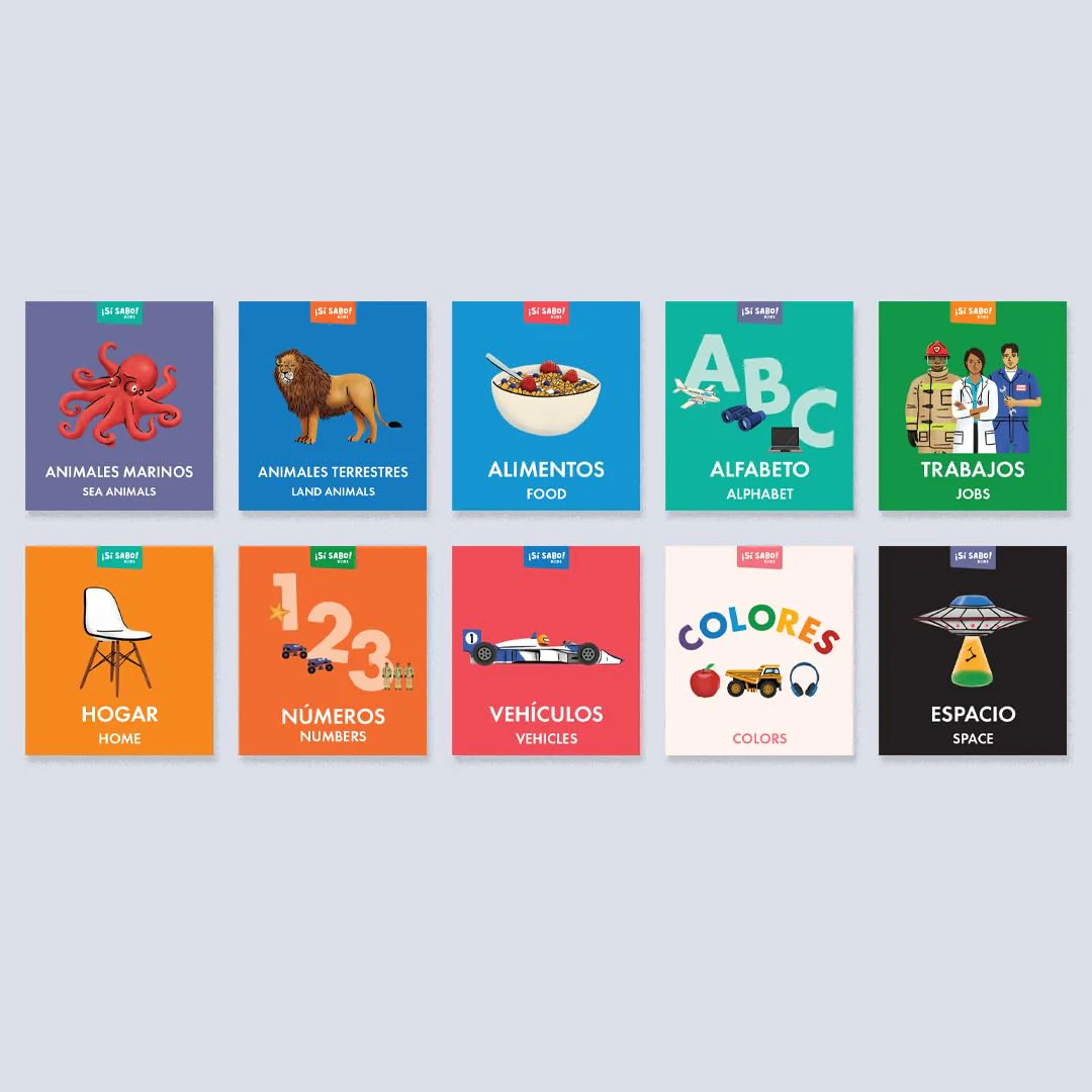 My First Bilingual Library: Spanish-English Board Book Set - Image 3