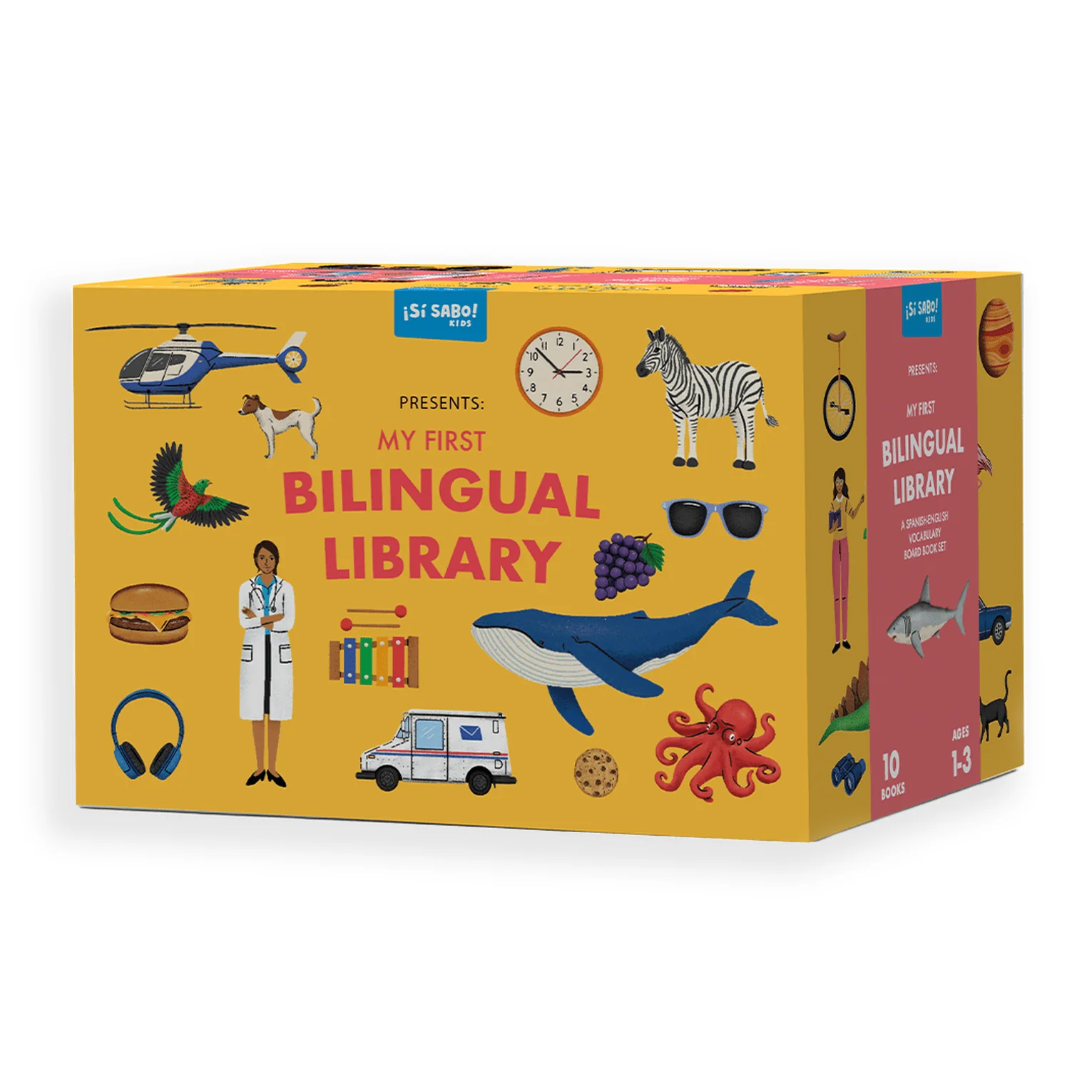 My First Bilingual Library: Spanish-English Board Book Set - Image 5