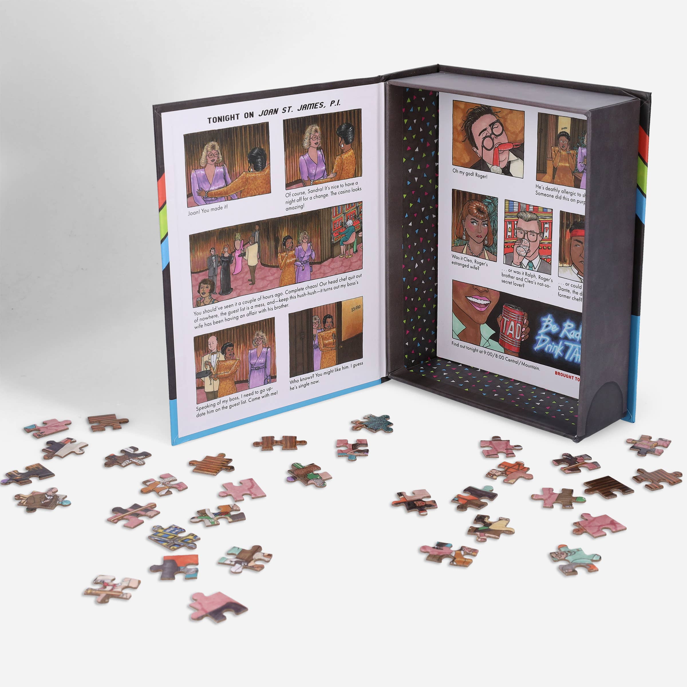 Mysteries of the 80s: Death by Crab Leg 500 Piece Puzzle - Image 4