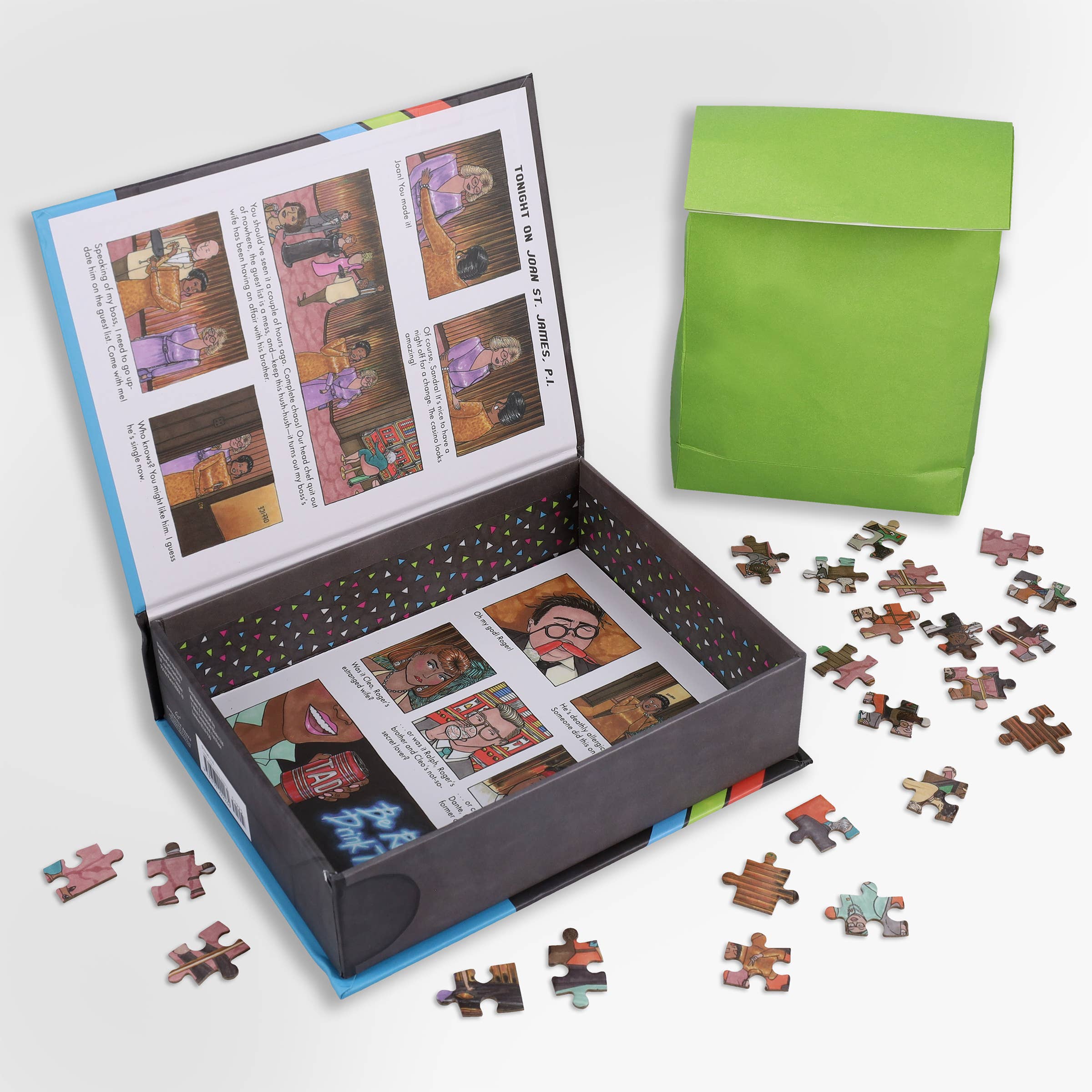Mysteries of the 80s: Death by Crab Leg 500 Piece Puzzle - Image 5