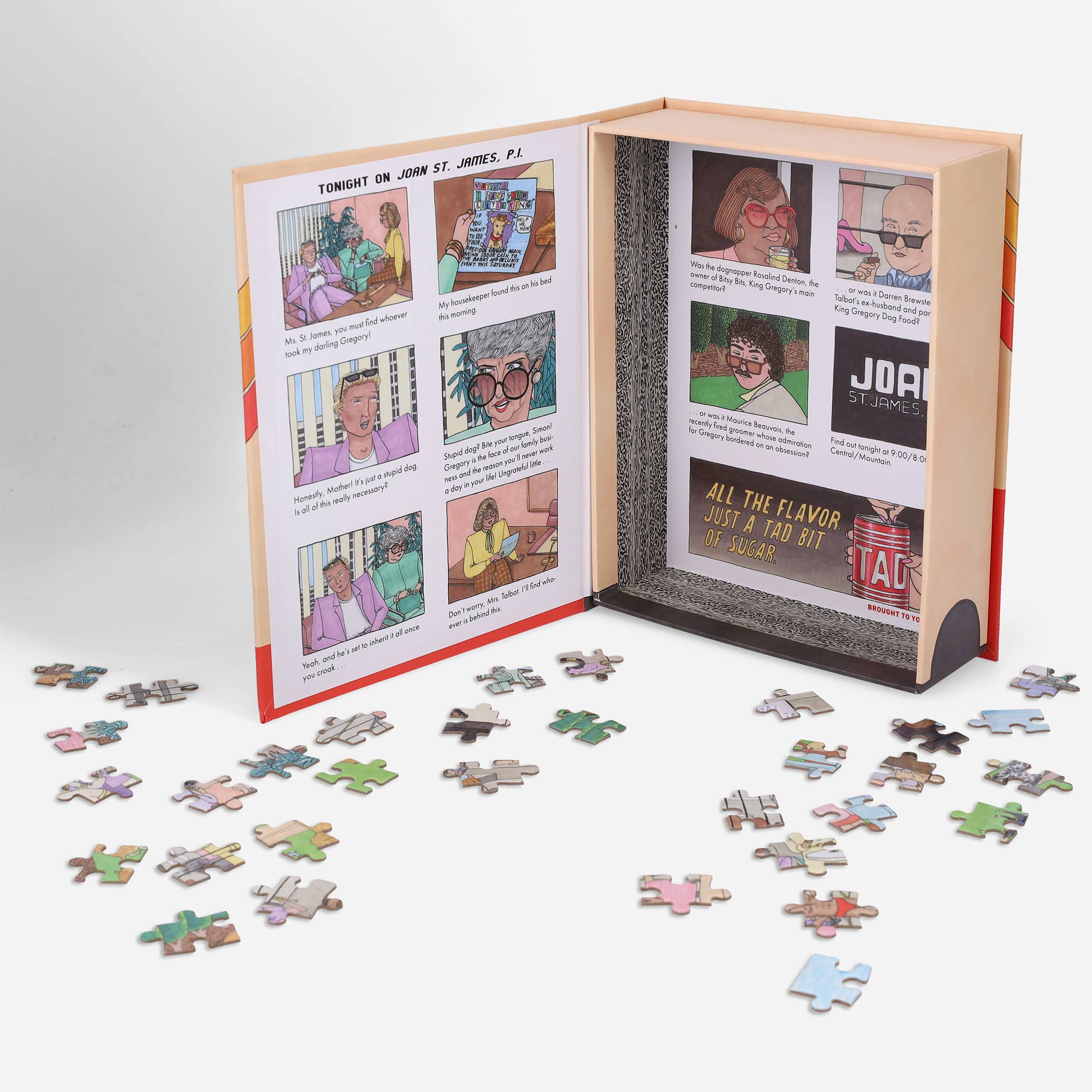 Mysteries of the 80s: Dognapped! 500 Piece Puzzle - Image 2