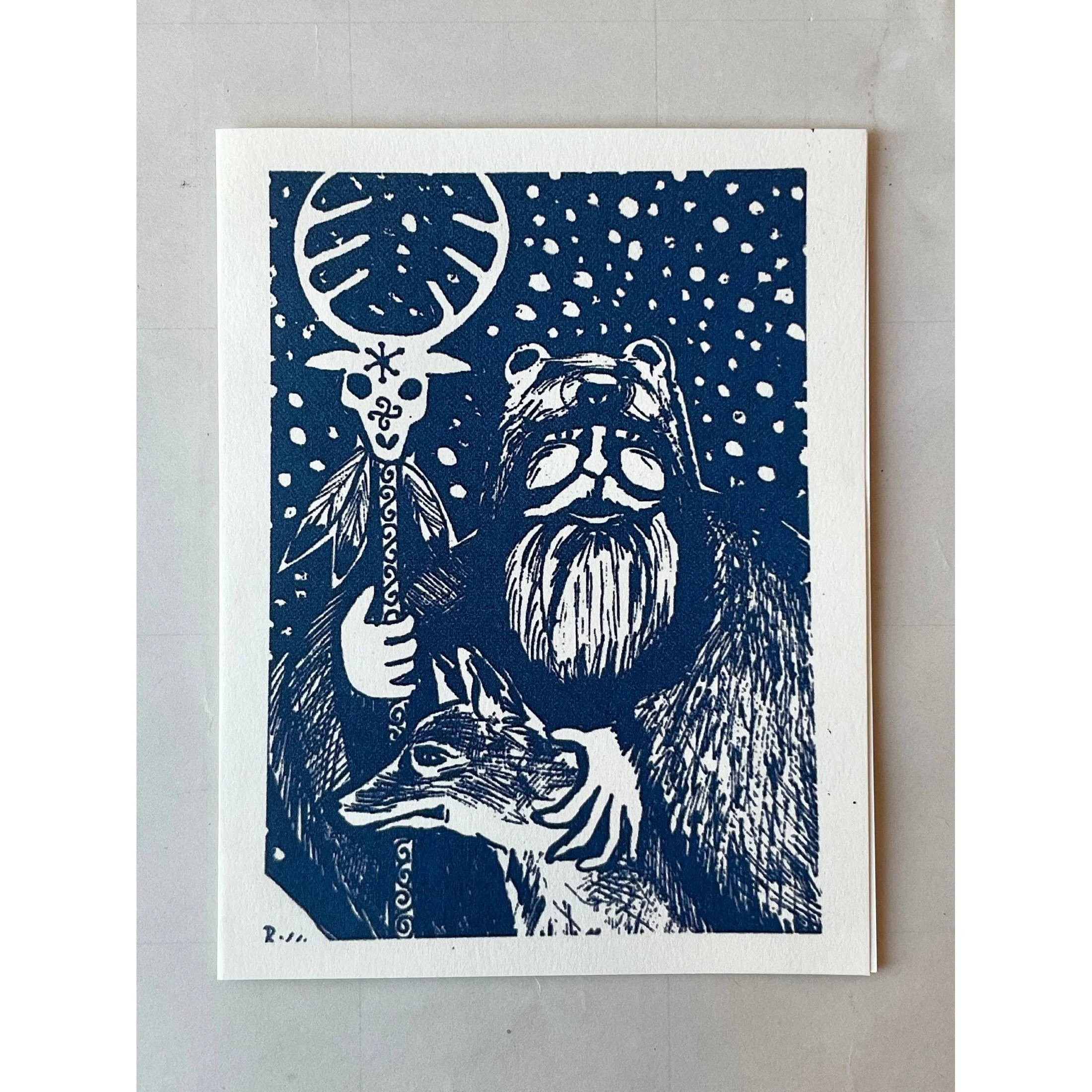 Mysterious Man Holiday Card - Image 2