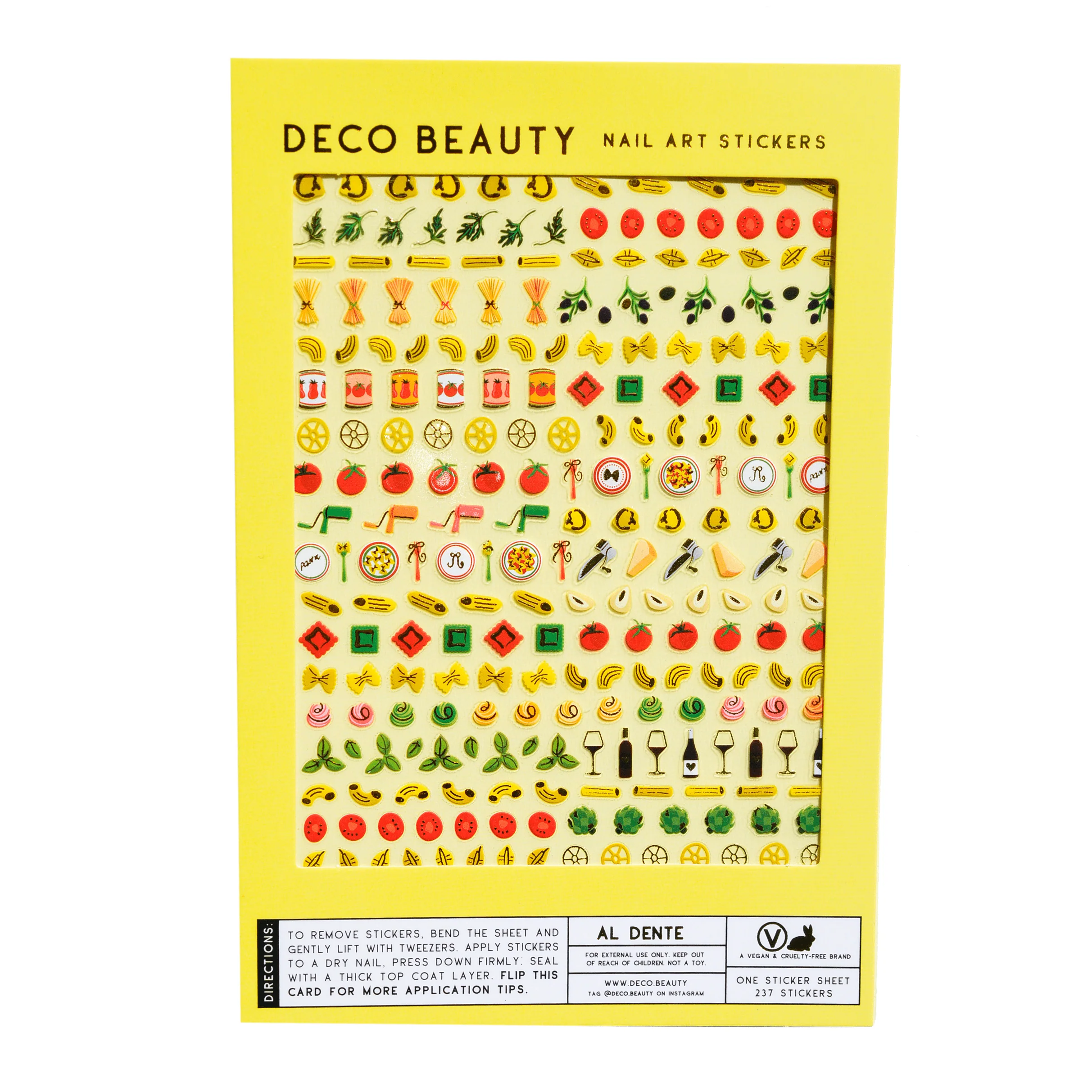 Nail Art Stickers: Al Dente
