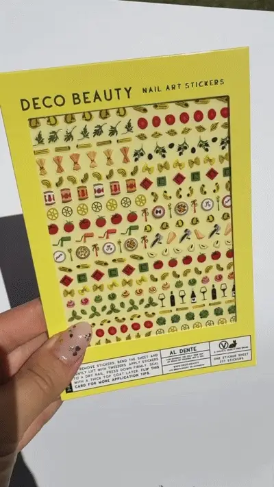 Nail Art Stickers: Al Dente - Image 4