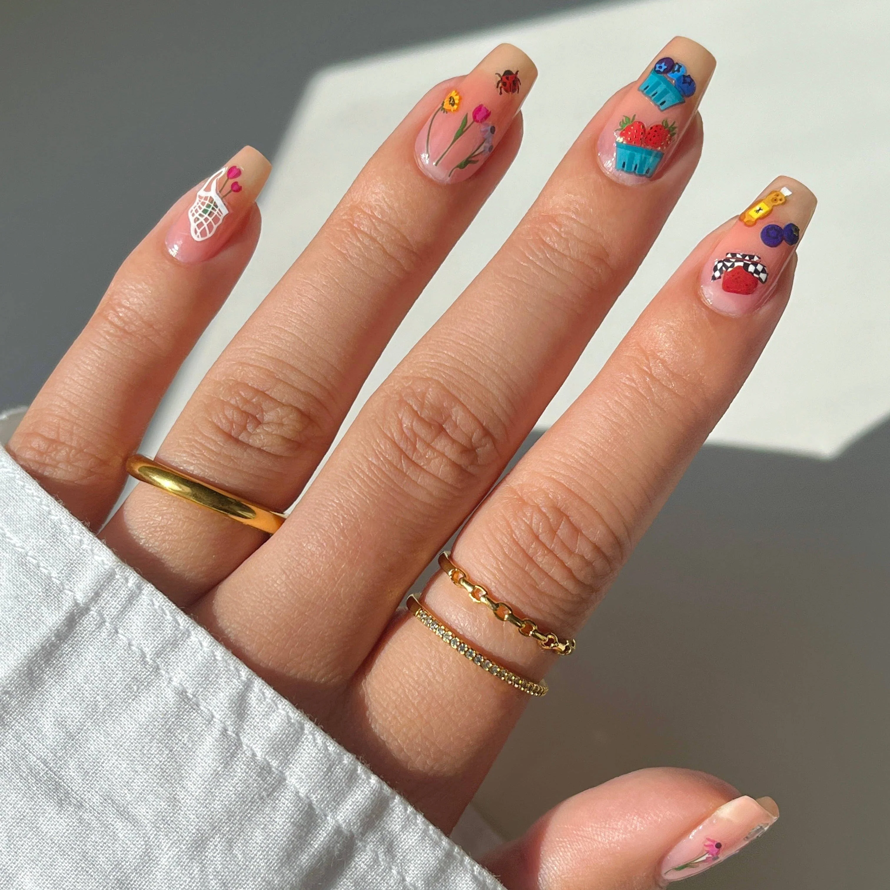 Nail Art Stickers: Farmers Market - Image 3