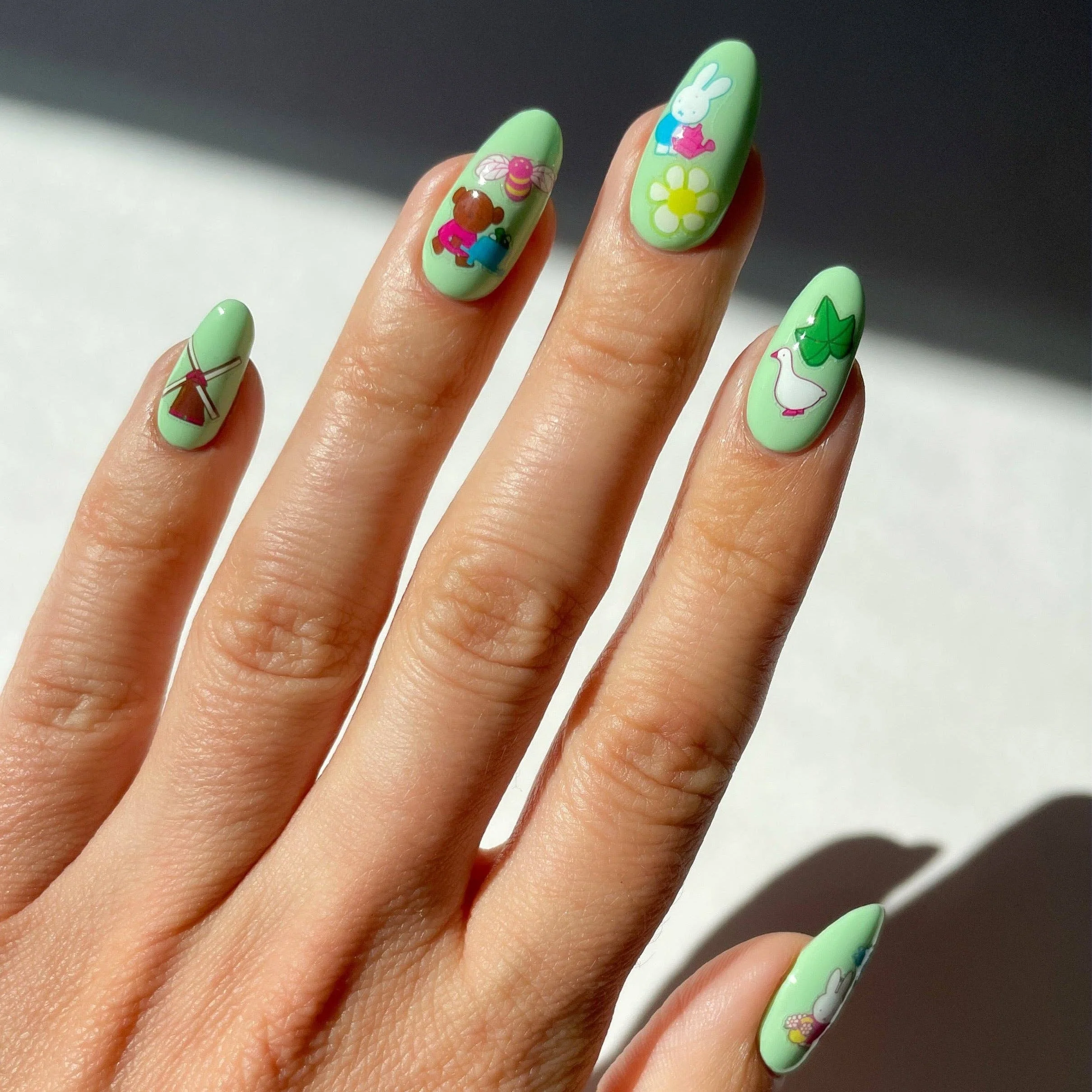 Nail Art Stickers: Miffy in the Garden - Image 2