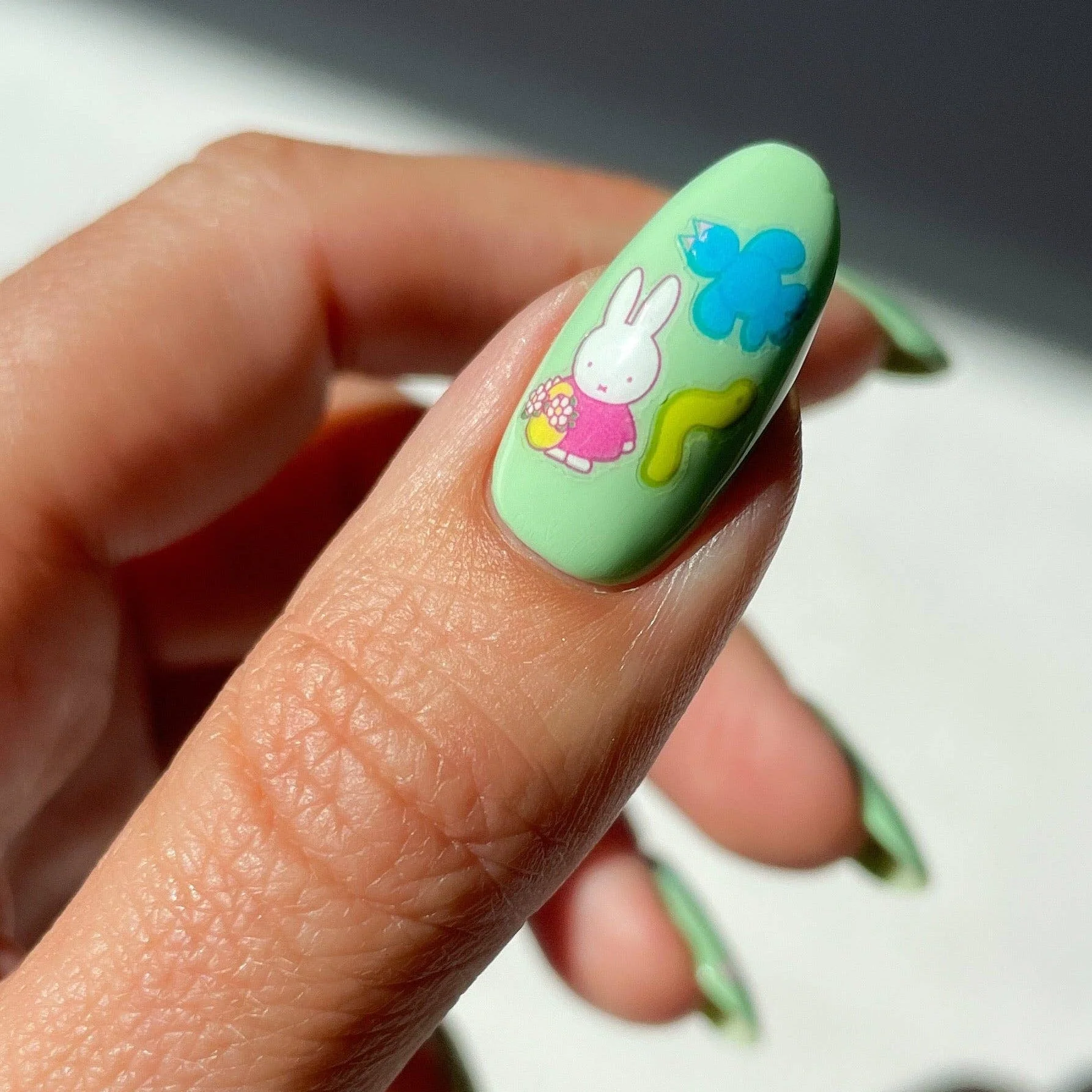 Nail Art Stickers: Miffy in the Garden - Image 3