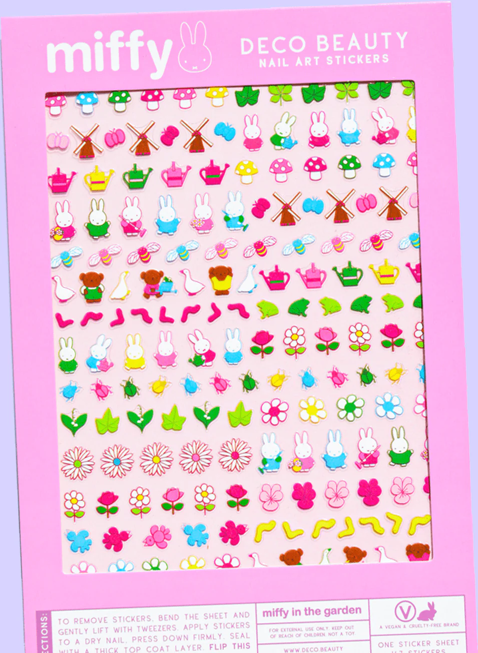 Nail Art Stickers: Miffy in the Garden - Image 4