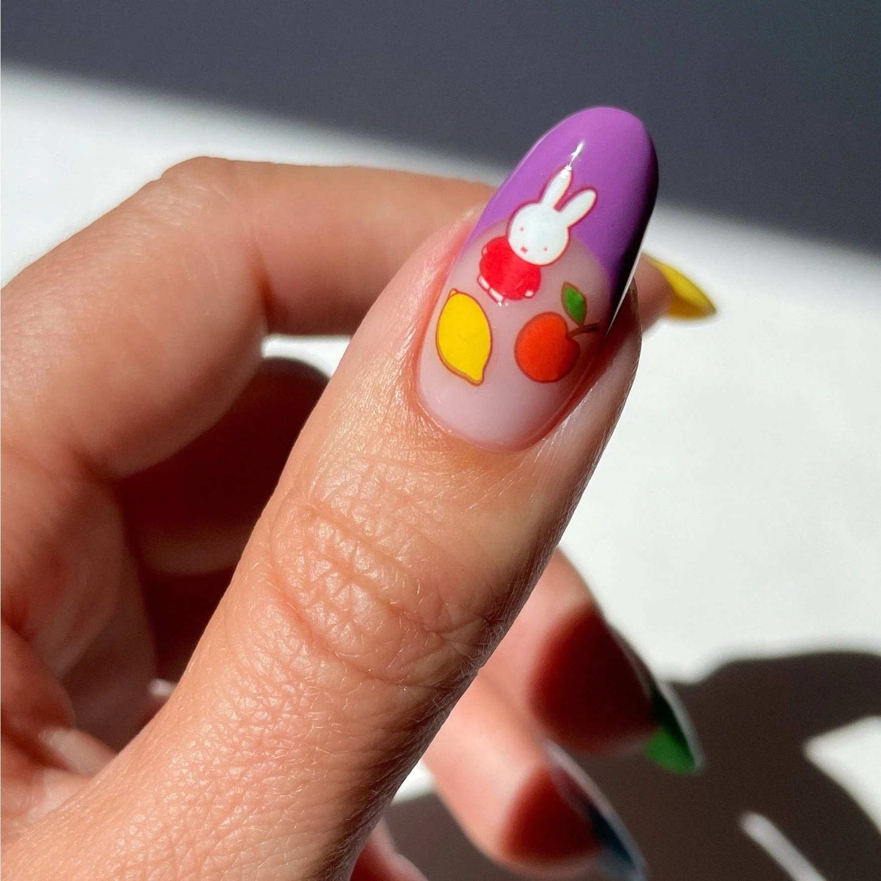Nail Art Stickers: Miffy's Fresh Fruit - Image 2