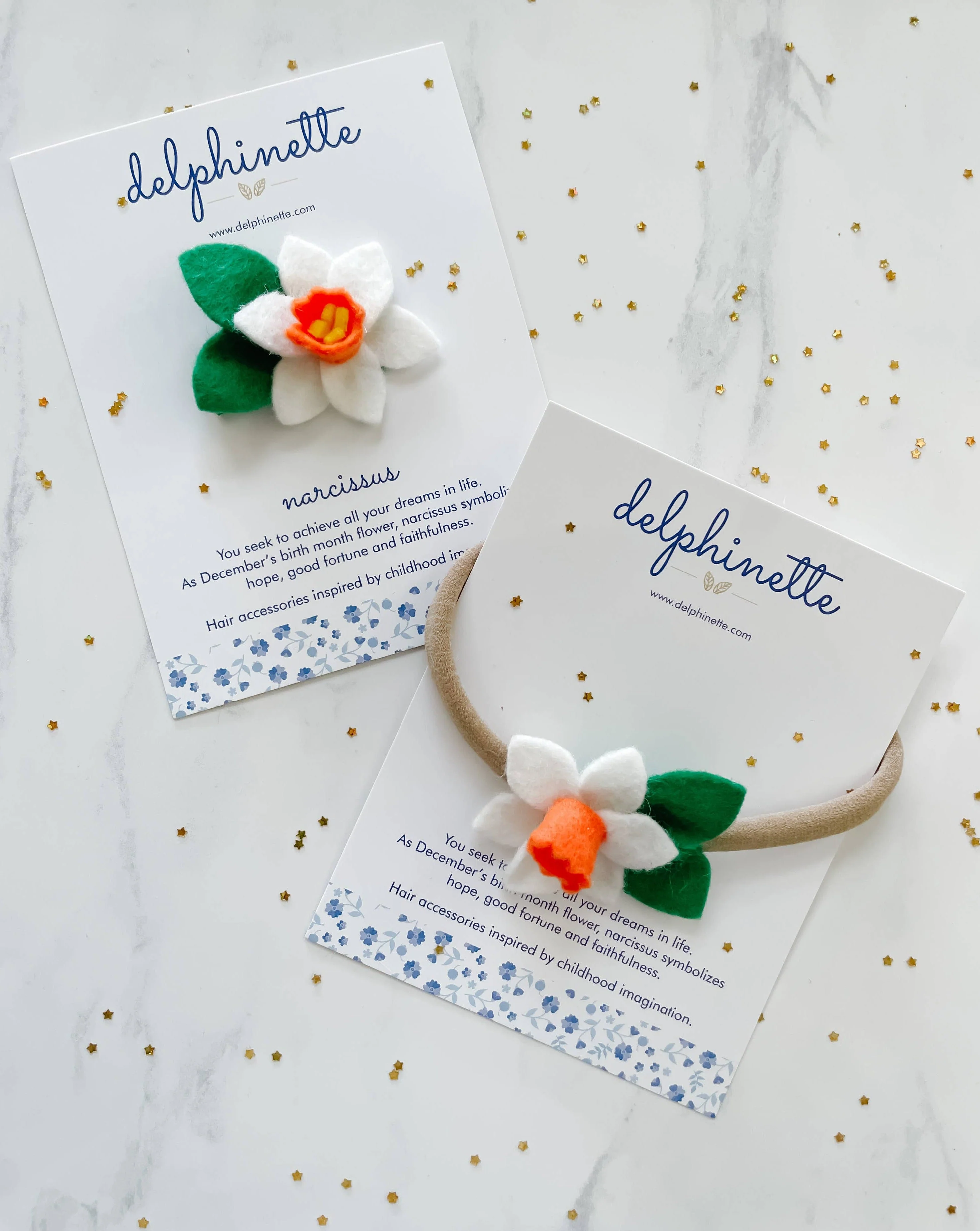 Narcissus Baby Headband - Image 2