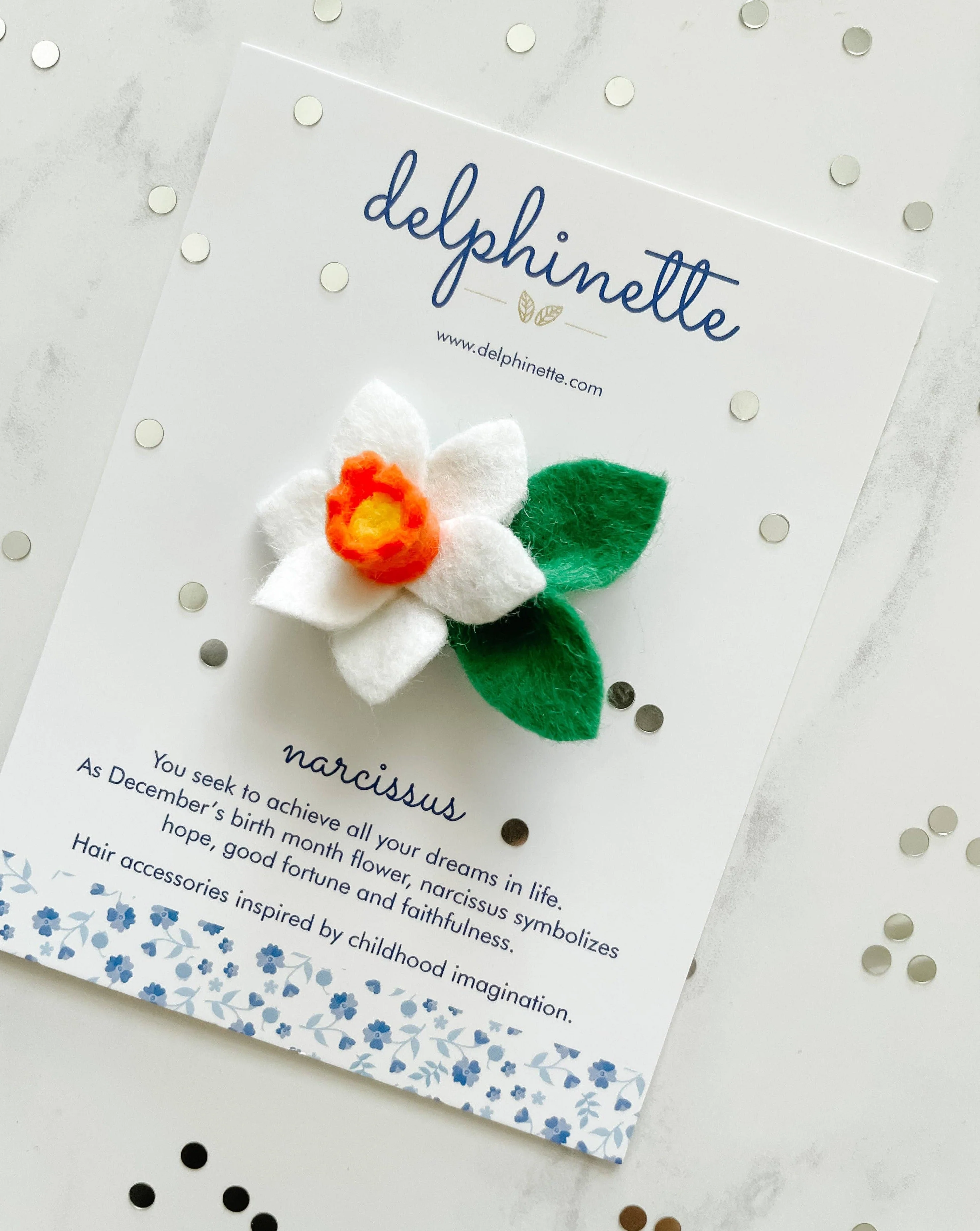 Narcissus Hair Clip - Image 3