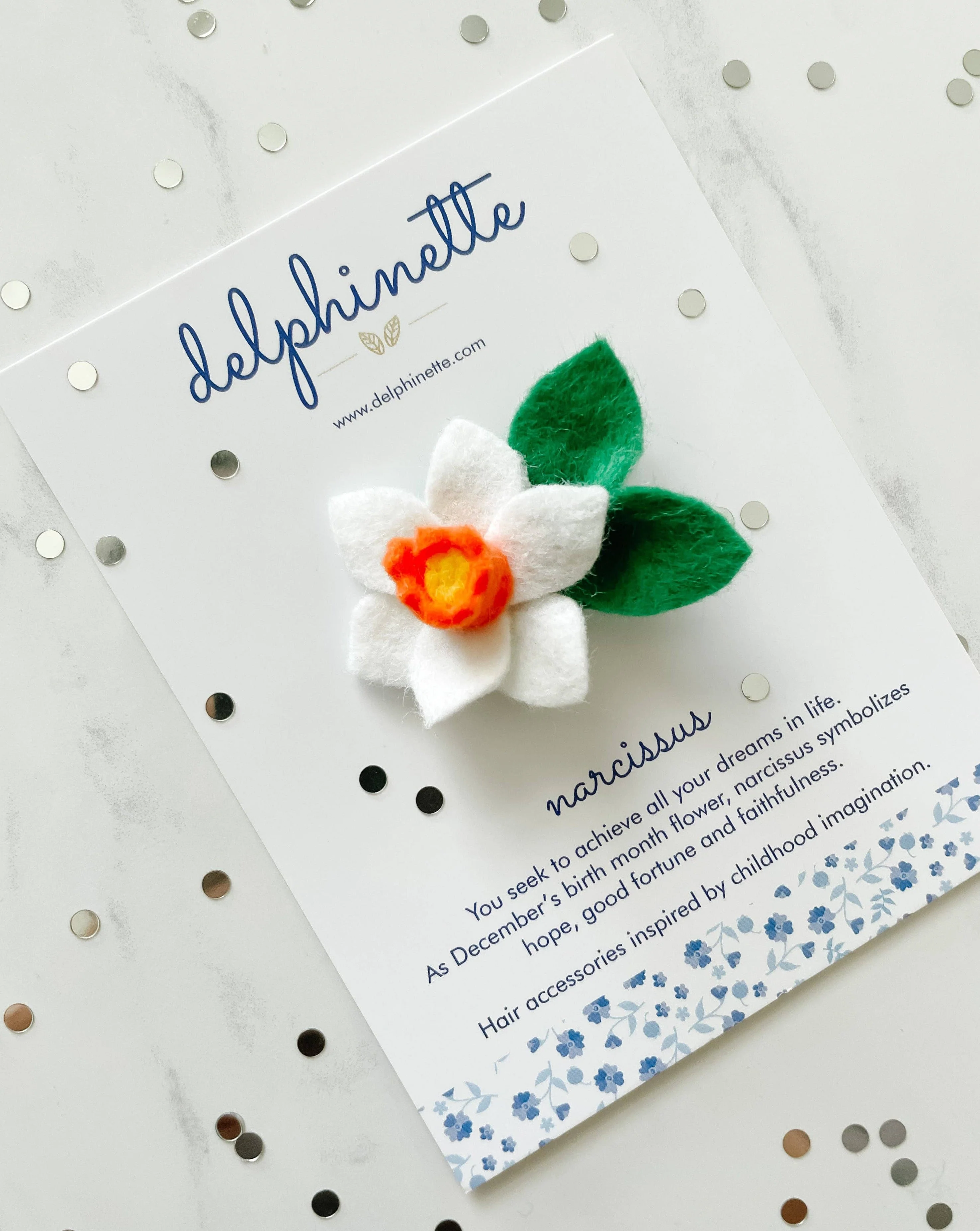 Narcissus Hair Clip - Image 4
