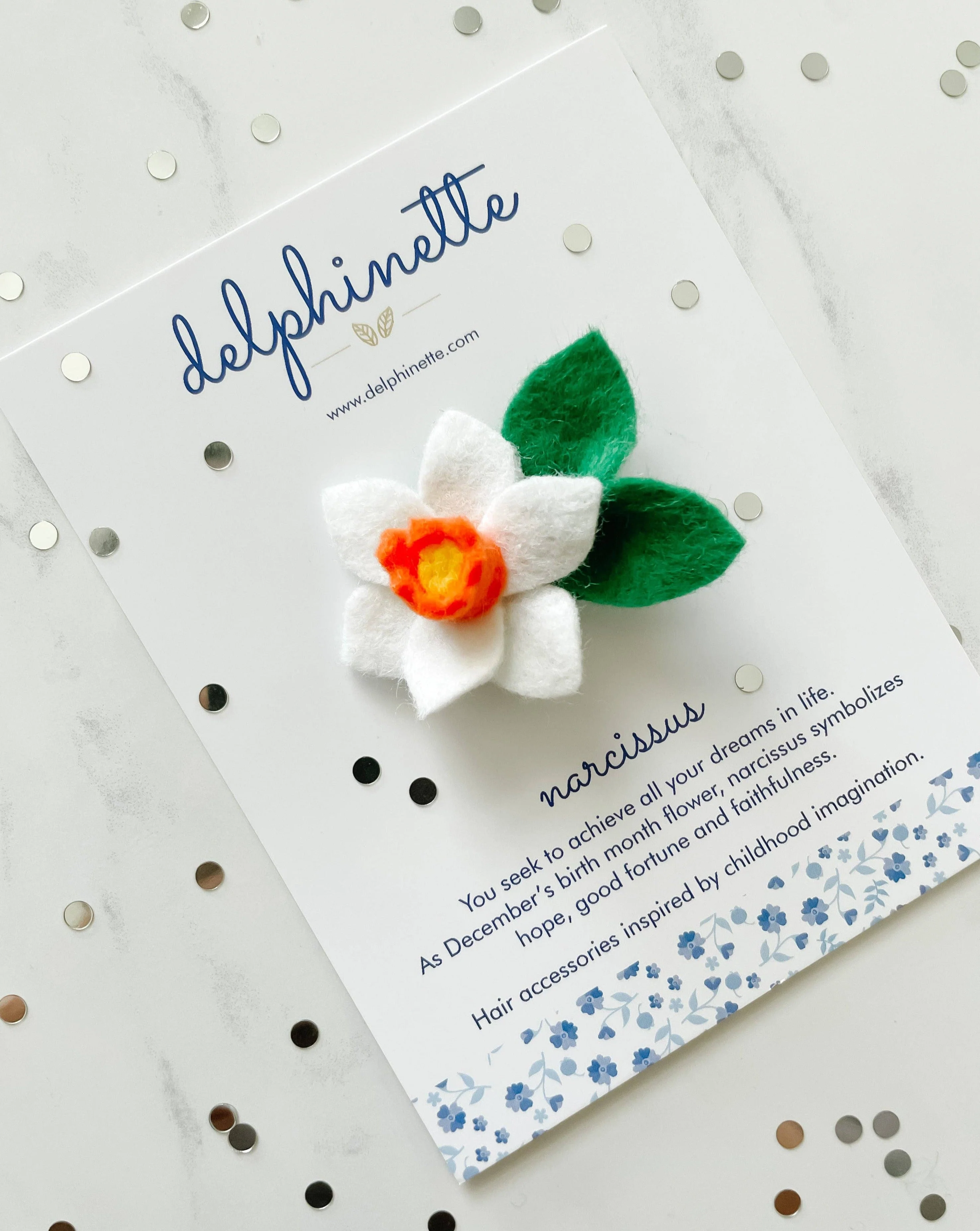 Narcissus Hair Tie - Image 3